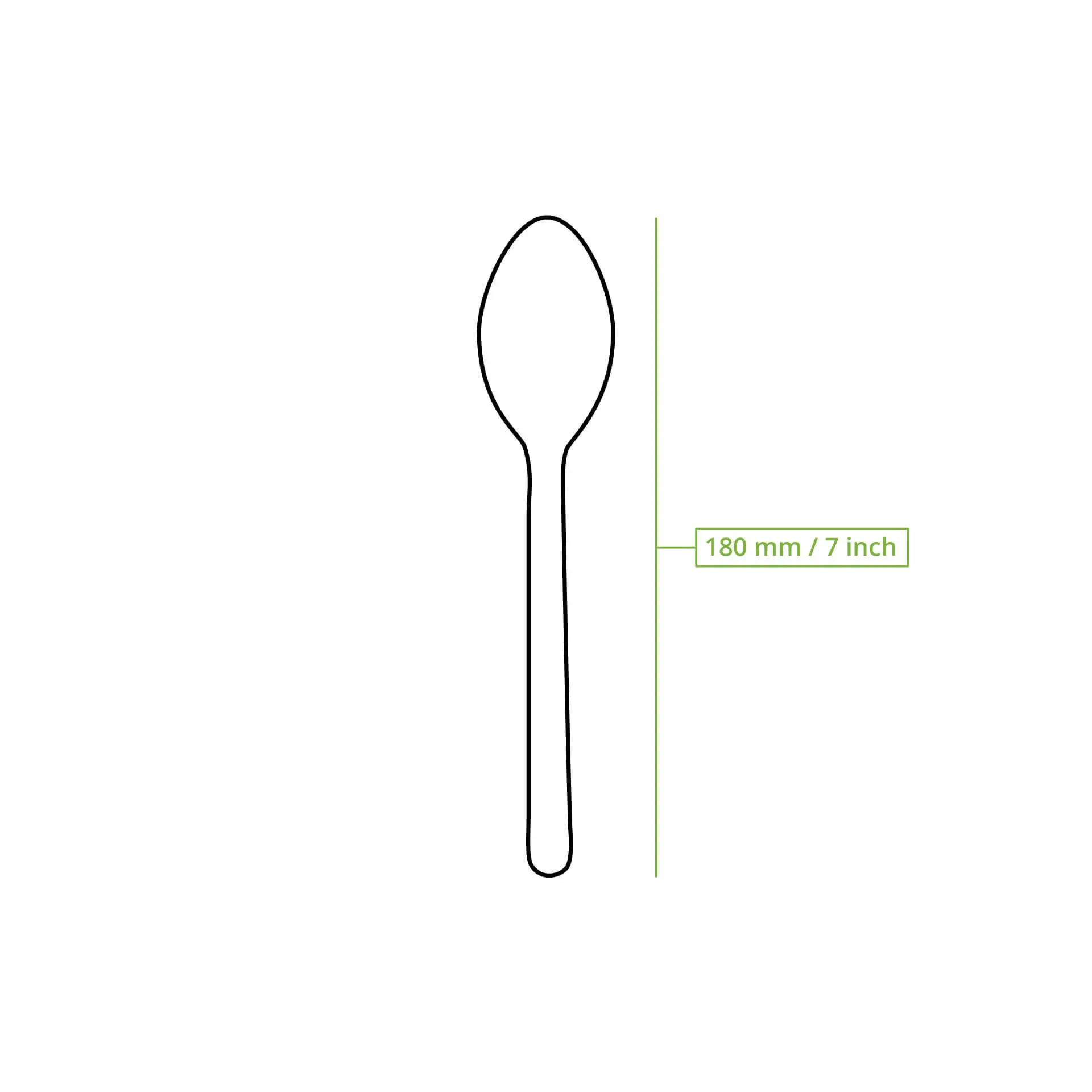 Mehrweg-Löffel 18 cm, braun Mehrweg-Löffel 18 cm, braun