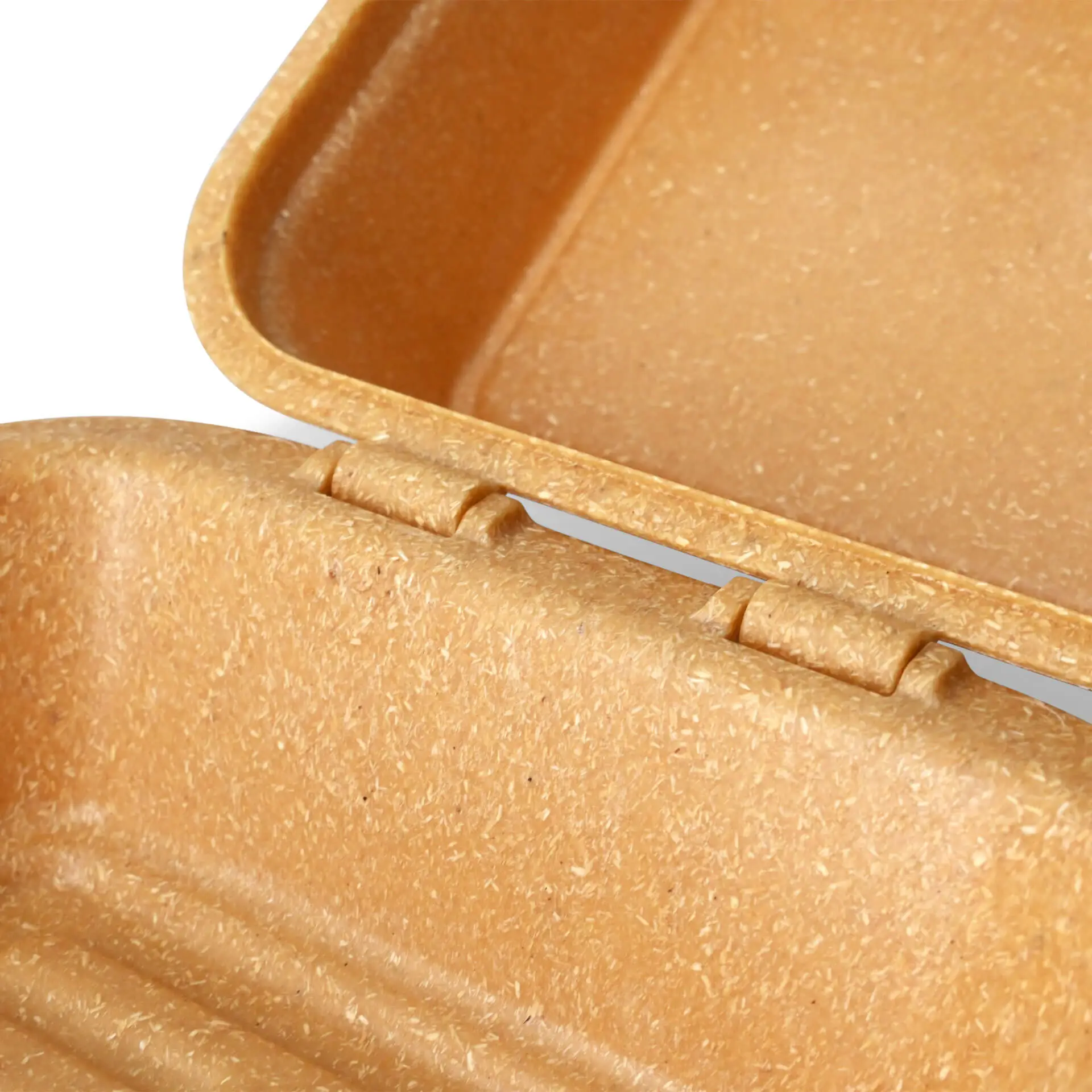 Mehrweg Burgerboxen "merways Box" 16 x 15 x 8,5 cm, Karamell / braun Mehrweg Burgerboxen "merways Box" 16 x 15 x 8,5 cm, Karamell / braun