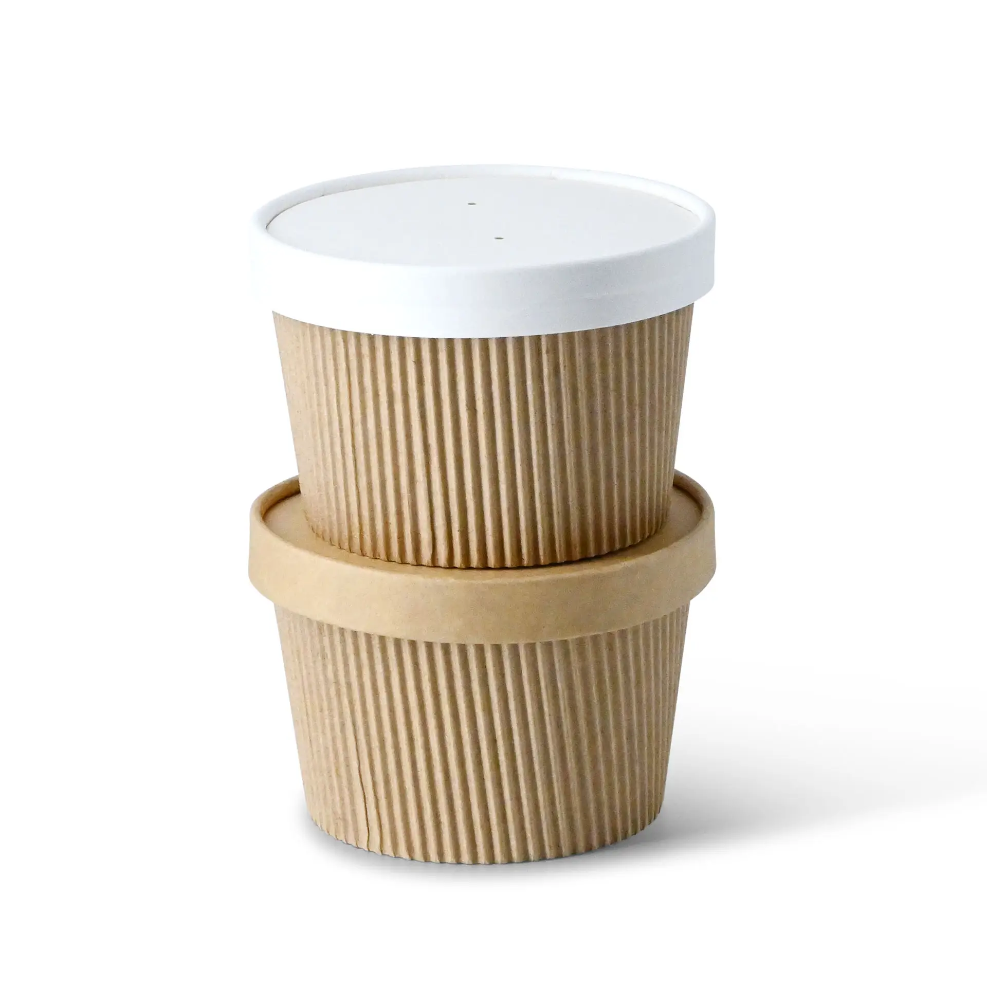 Riffel-Suppenbecher 375 ml, braun Riffel-Suppenbecher 375 ml, braun