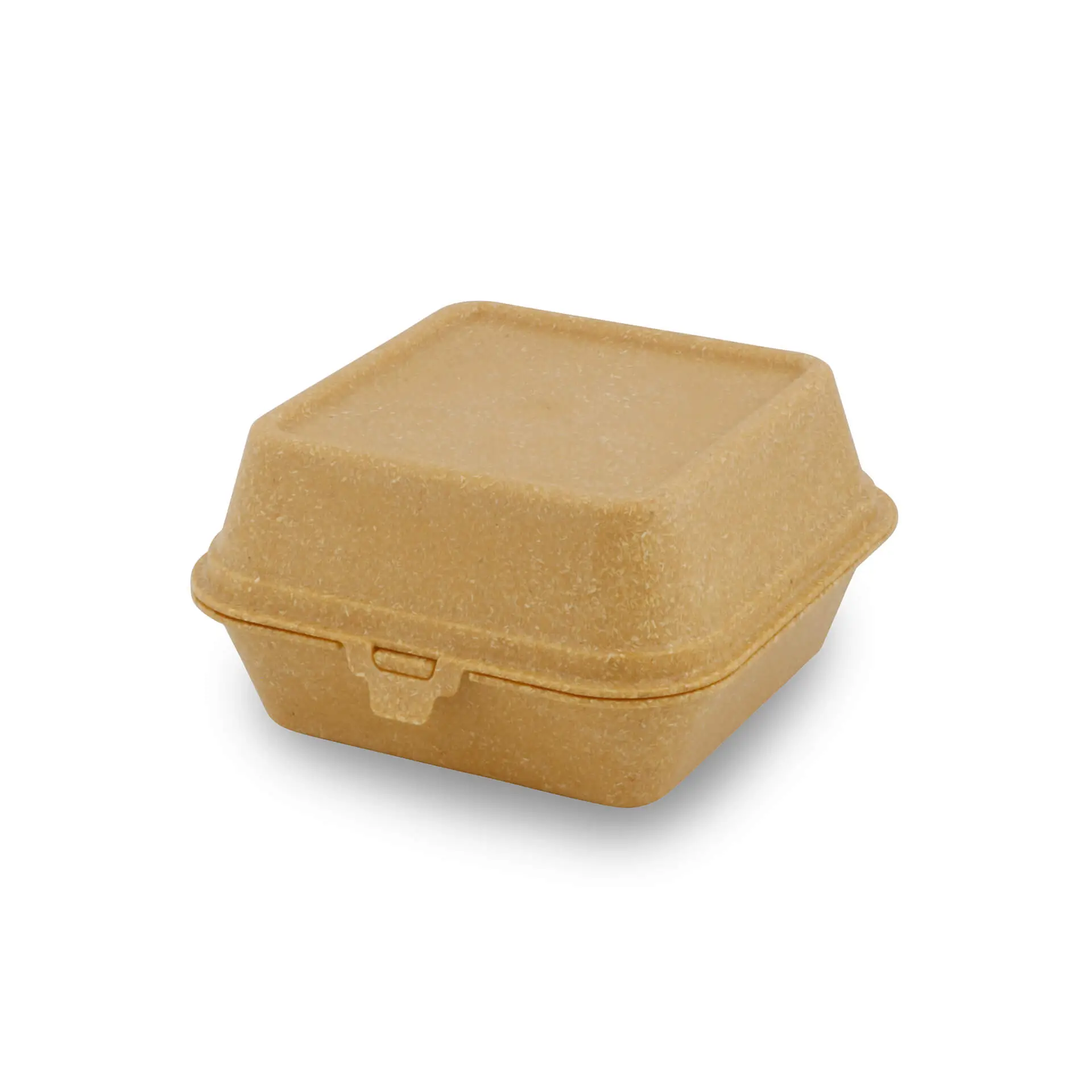 Mehrweg Burgerboxen "merways Box" 16 x 15 x 8,5 cm, Karamell / braun Mehrweg Burgerboxen "merways Box" 16 x 15 x 8,5 cm, Karamell / braun