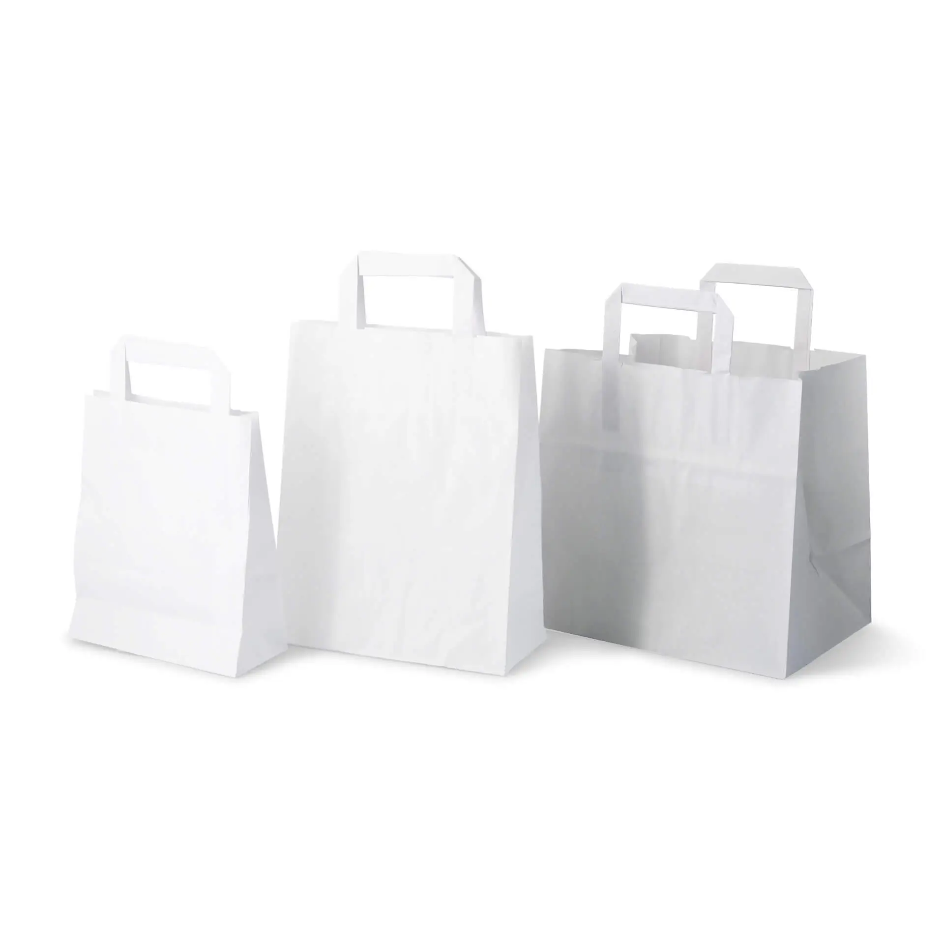 Sac en papier kraft blanc L, fond large, 26 x 17 x 25 cm dse02396-tragetaschen-aus-kraftpapier-l-26-x-17-x-25-cm-weiss-breiter-boden-9