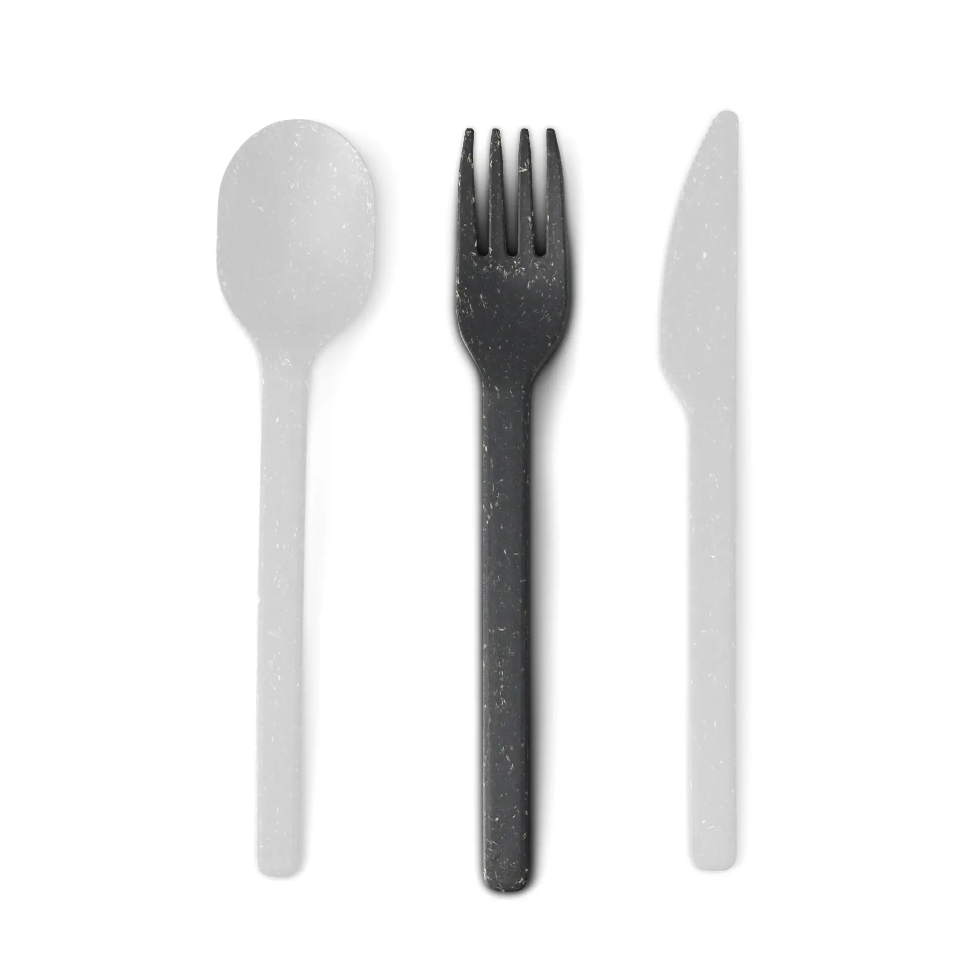 Fourchettes réutilisables "merways Cutlery" 18 cm, poivre / gris Fourchettes réutilisables "merways Cutlery" 18 cm, poivre / gris