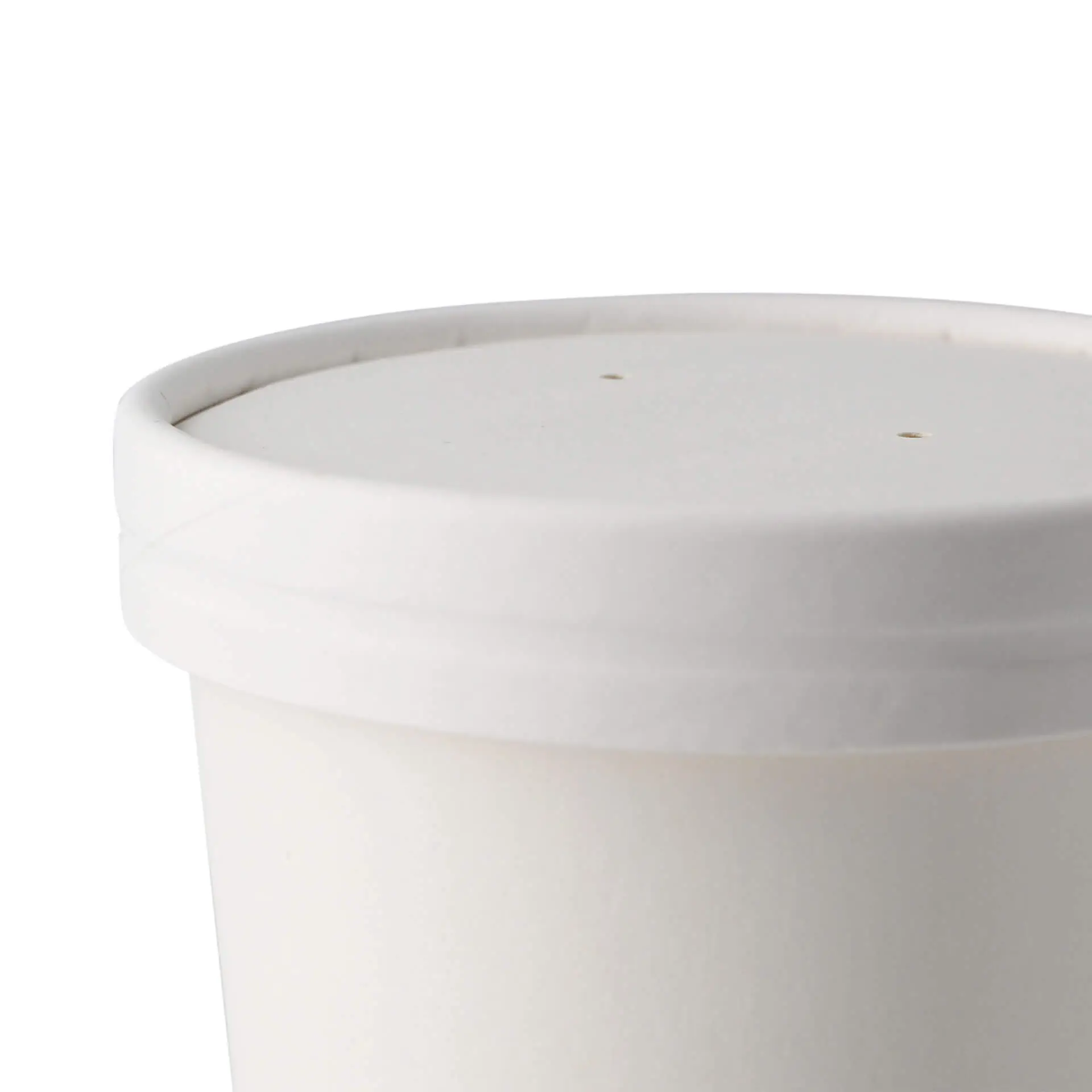 Membrandeckel aus Karton (bio-beschichtet) Ø 90 mm, weiss