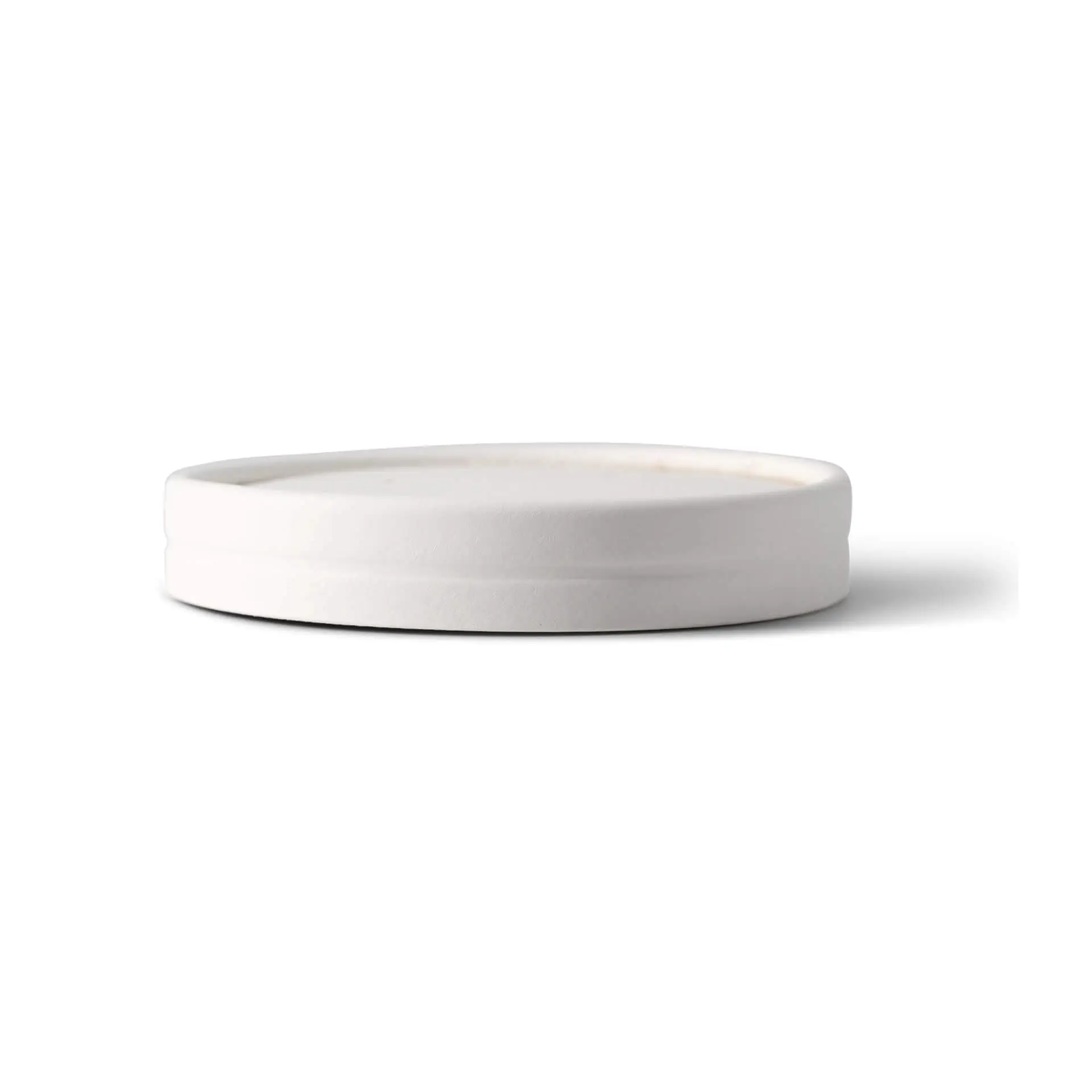 Membrandeckel aus Karton (bio-beschichtet) Ø 90 mm, weiss