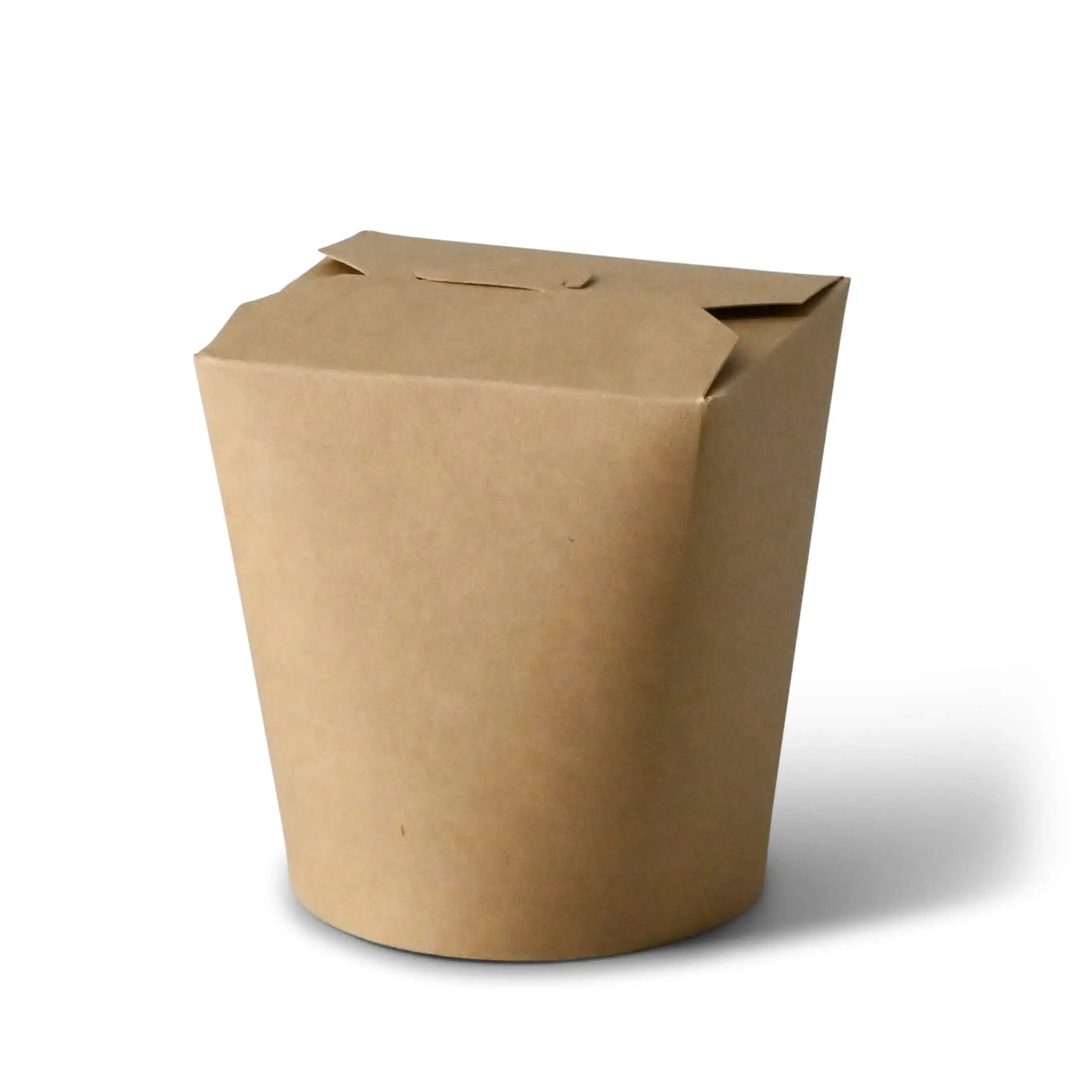 Nudelboxen / Asiaboxen aus Karton (beschichtet) 800 ml, braun