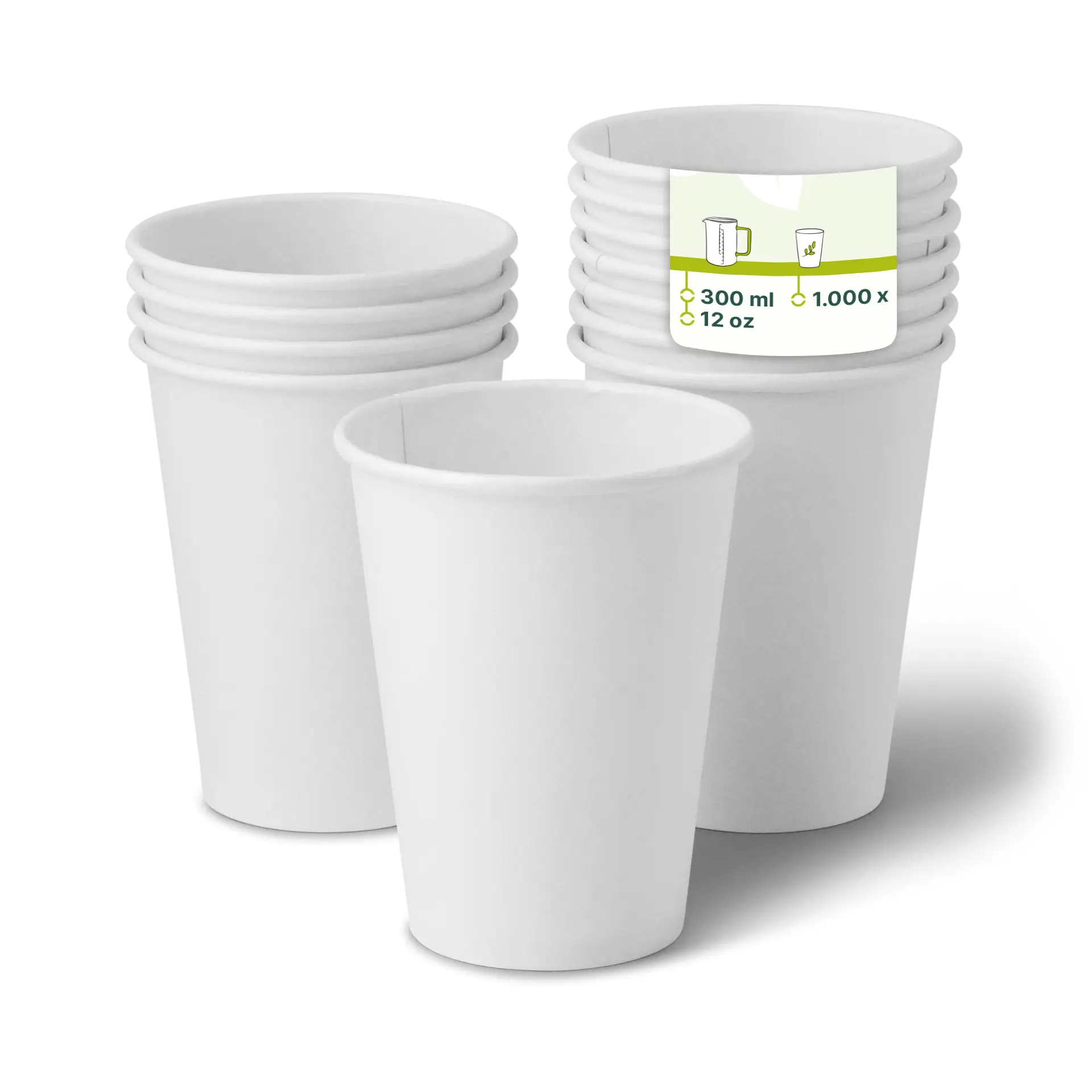 Pappbecher 300 ml / 12 oz, Ø 90 mm, weiss dhd04535-pappbecher-300-ml-12-oz-90-mm-weiss