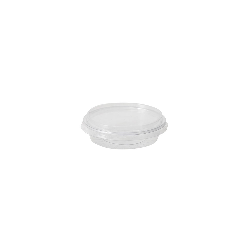 rPET-Portionsbecher 50 ml, Ø 75 mm, transparent