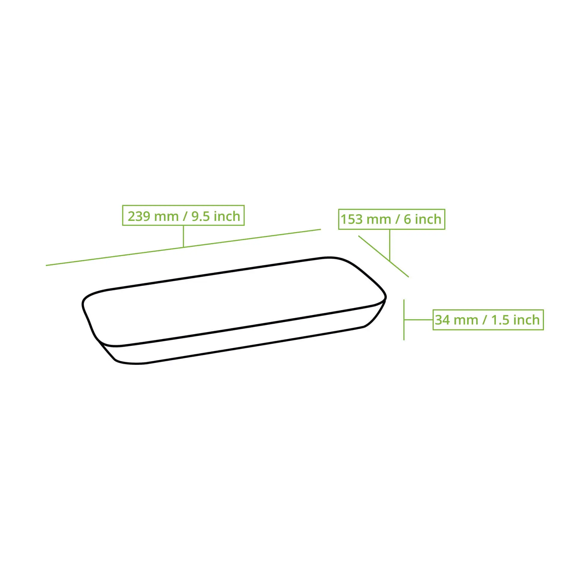 Assiette en feuille de palmier "Palmware®", creuse, affiné, 25 x 15 cm Assiette en feuille de palmier "Palmware®", creuse, affiné, 25 x 15 cm