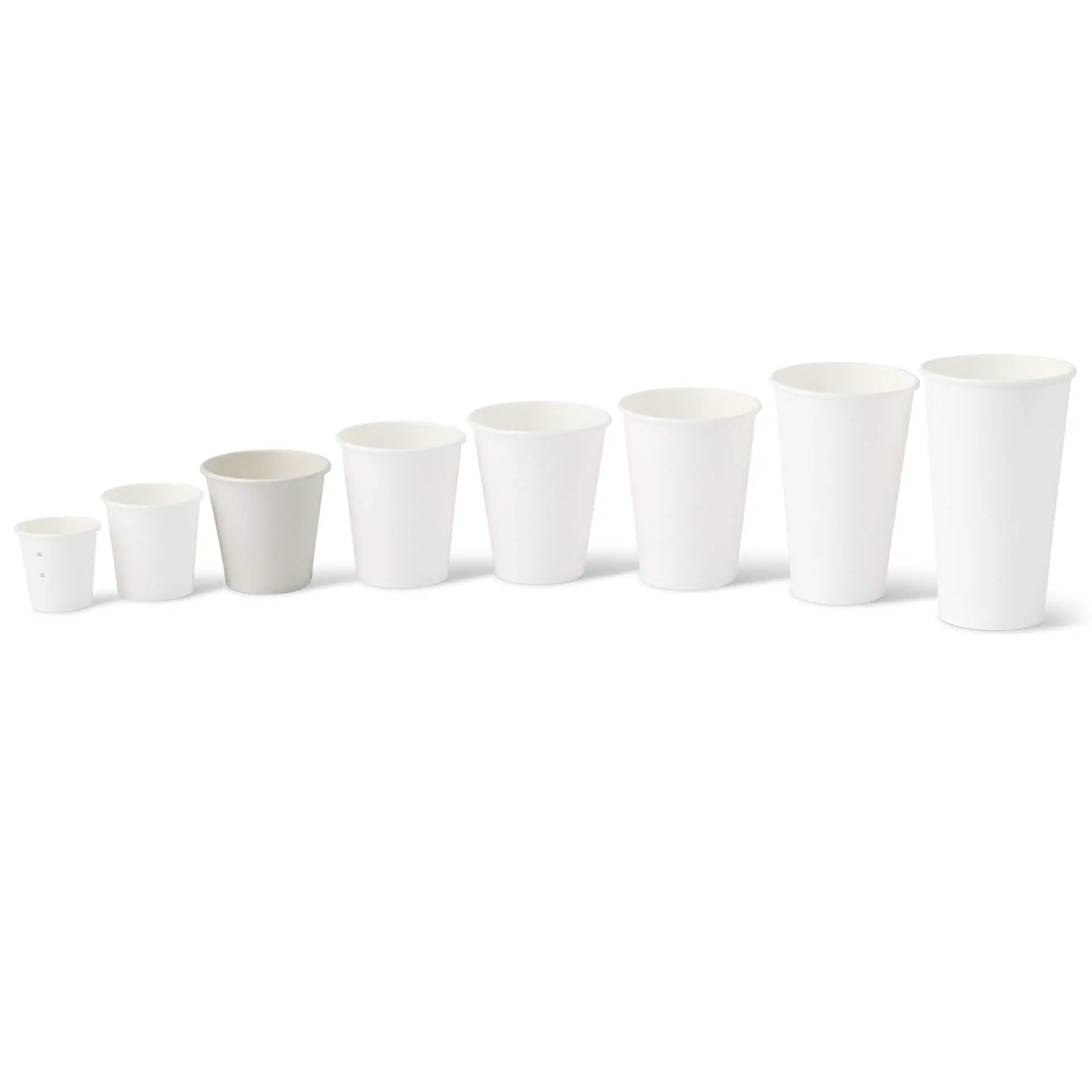 Pappbecher (beschichtet) 150 ml / 6 oz, Ø 80 mm, weiss