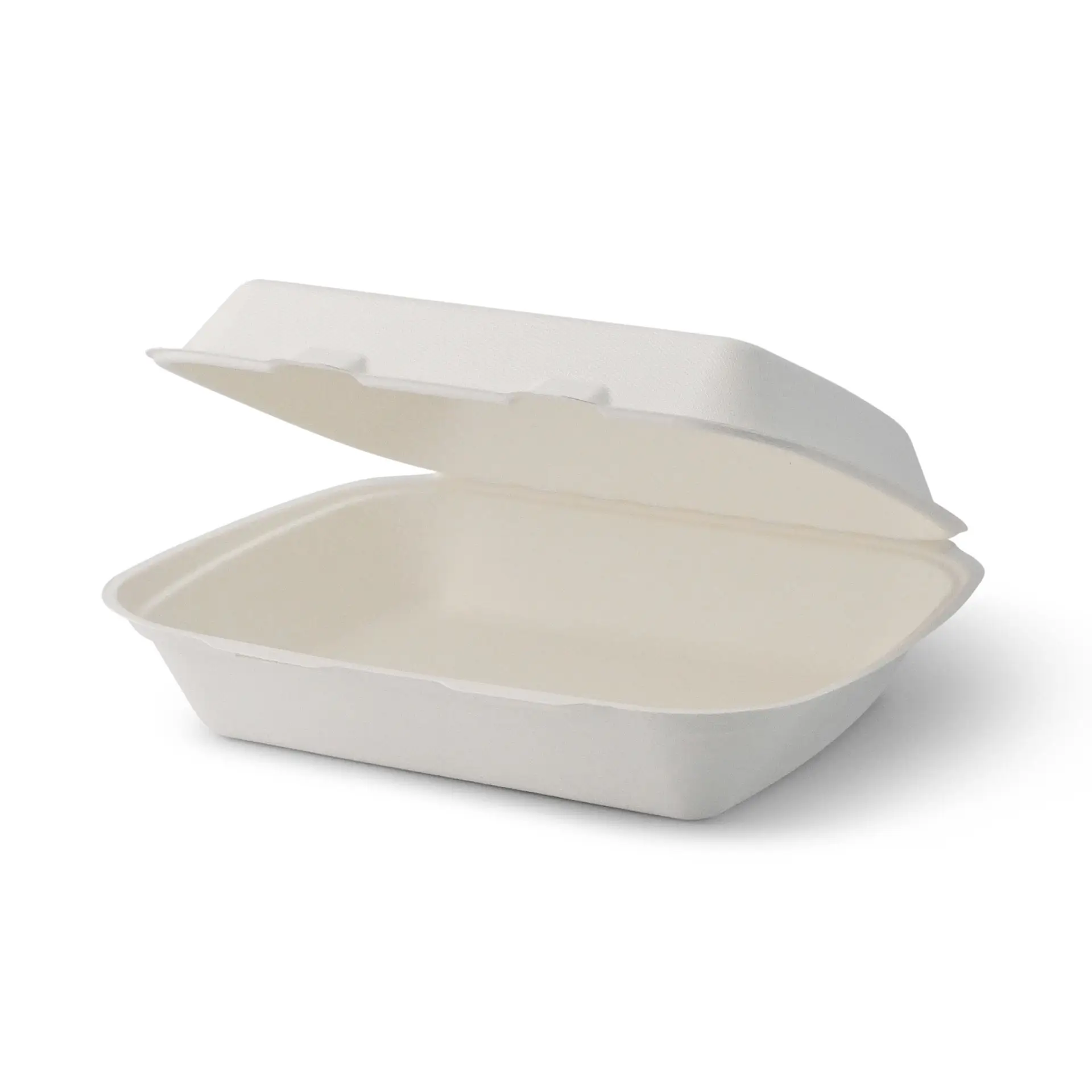 Emballage alimentaire en canne à sucre, 25 x 20 x 7,5 cm, rectangulaire dfc01328-take-away-boxen-aus-zuckerrohr-25-x-20-x-75-cm-hp4-rechteckig-1