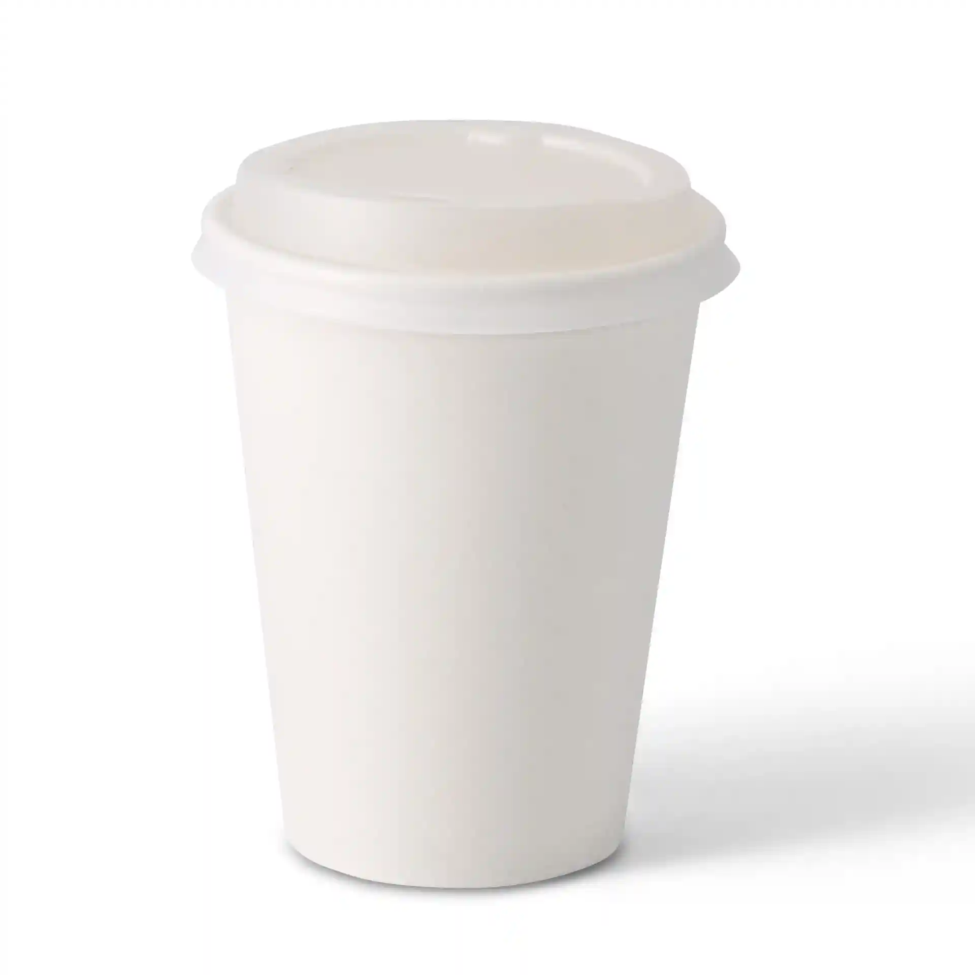 Gobelet en carton 300 ml / 12 oz, Ø 90 mm, simple paroi, blanc, revêtu de PLA
