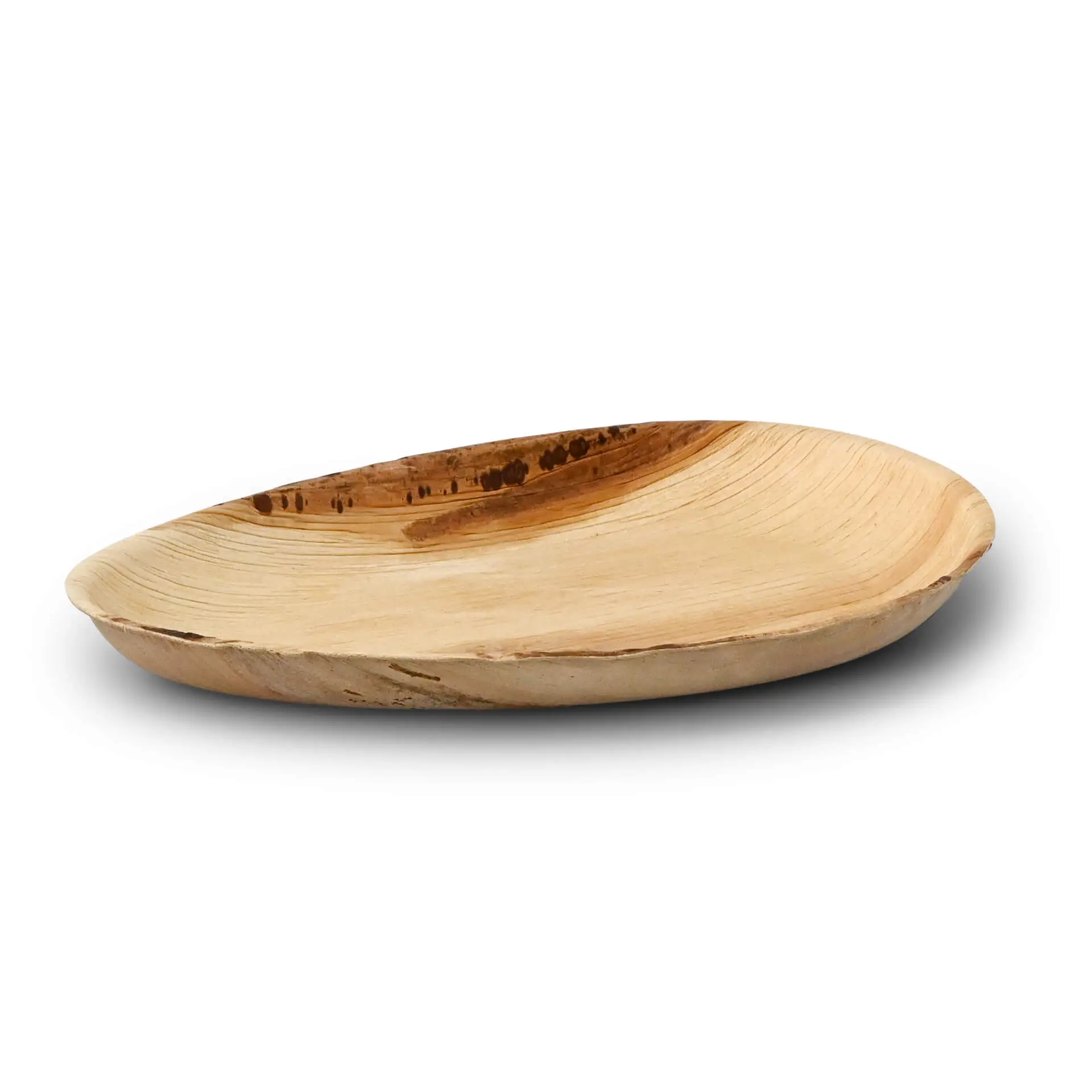 Assiette en feuille de palmier "Palmware®" 26 cm dtw05620-palmblatt-teller-palmware-26-cm-tropfenfoermig-1
