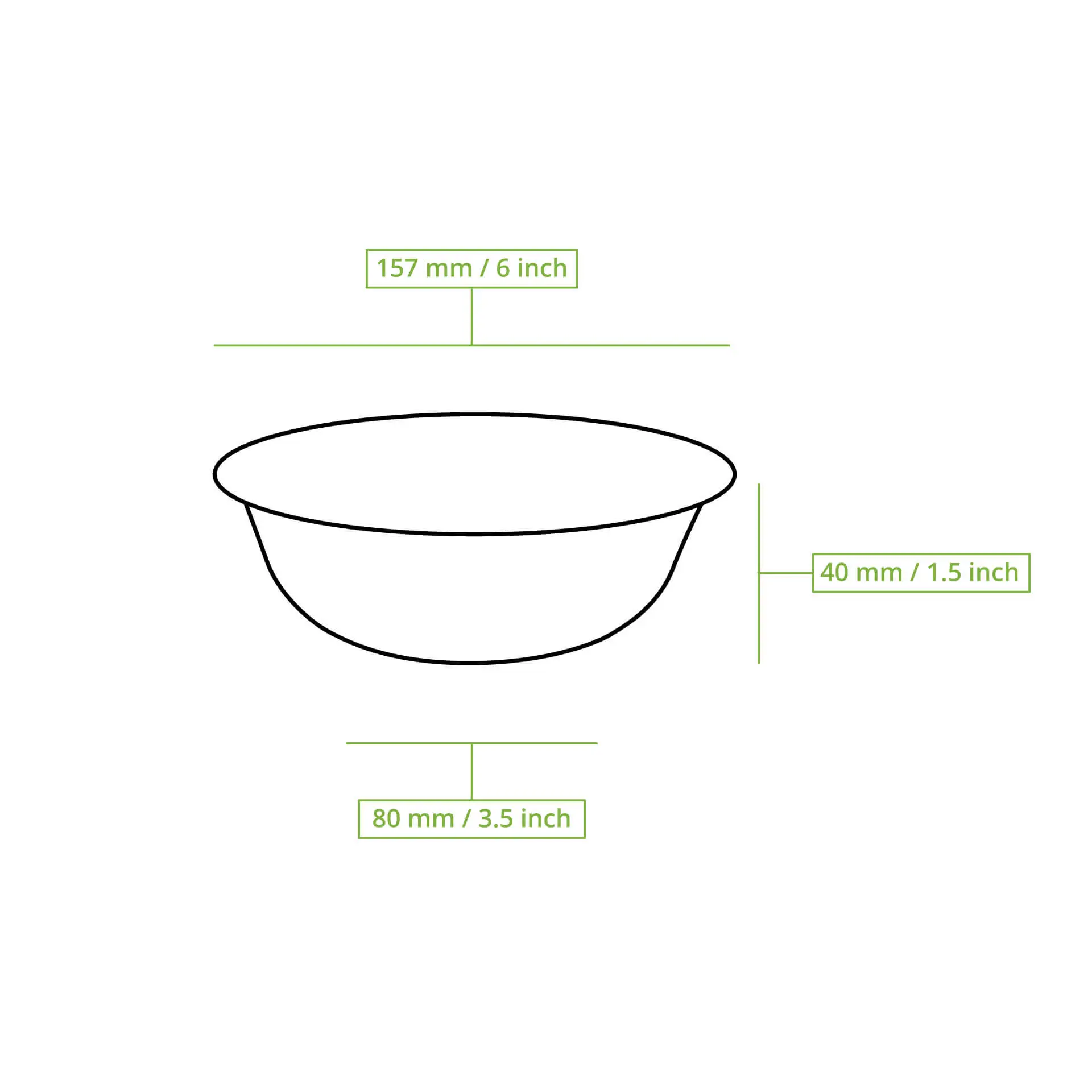 Bol rond en canne à sucre, 250 ml Bol rond en canne à sucre, 250 ml