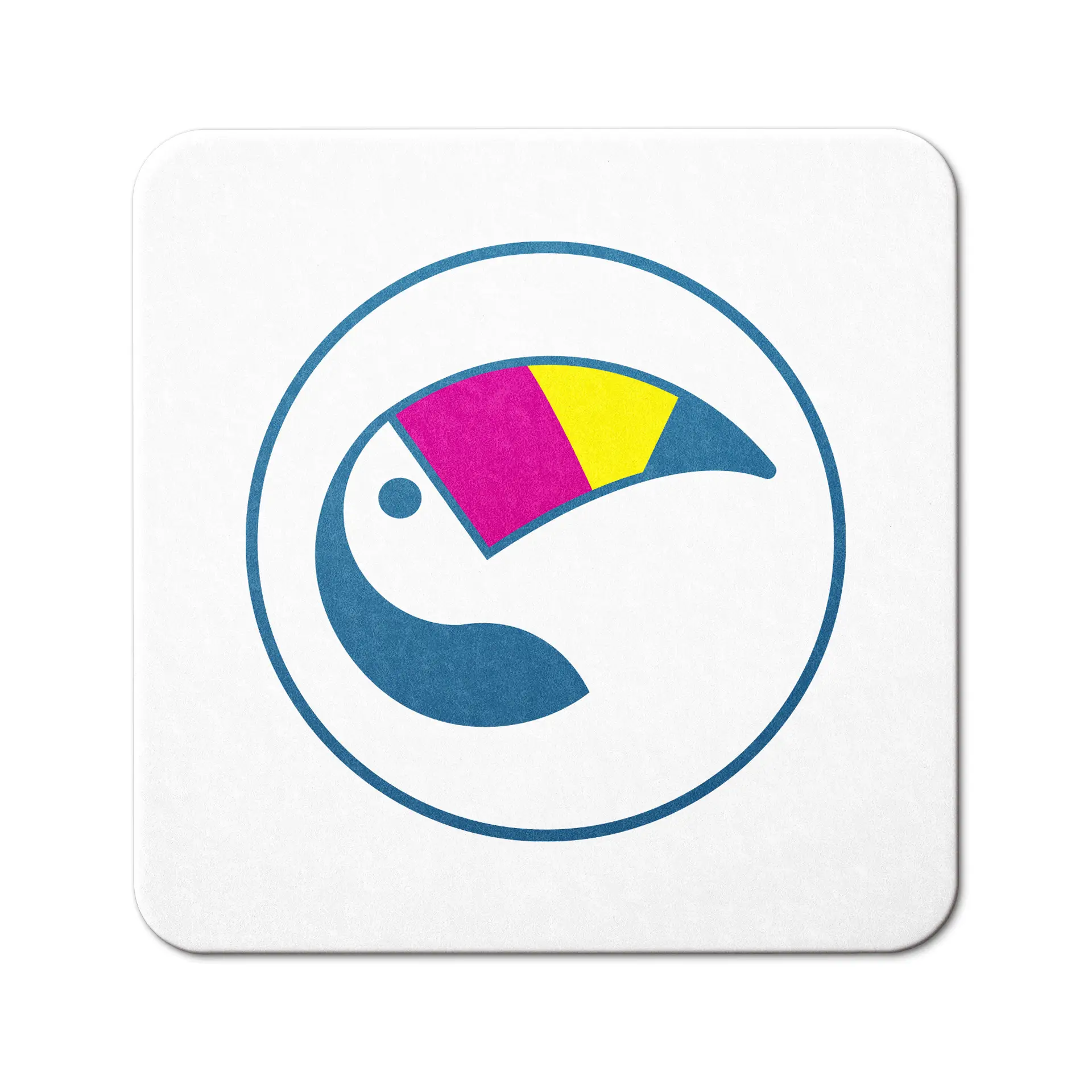 Bedruckte Bierdeckel / Untersetzer für Gläser, 9,3 x 9,3 cm, quadrat