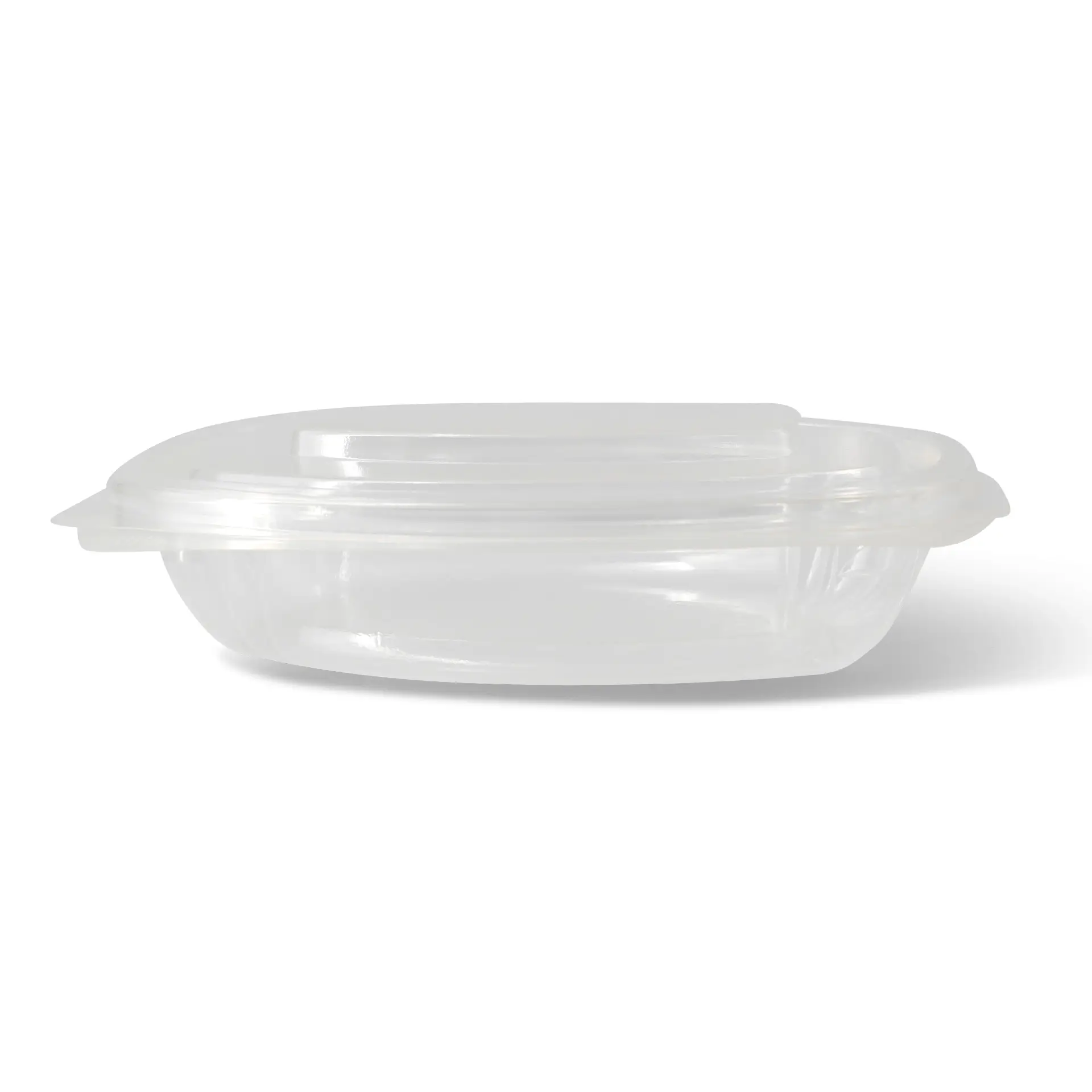 Barquette avec couvercle charnière en PLA, 250 ml