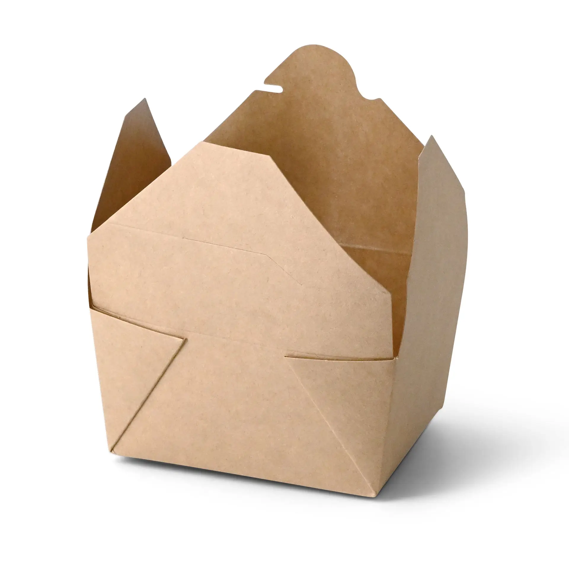 Take-away Boxen (beschichtet) 600 ml, braun