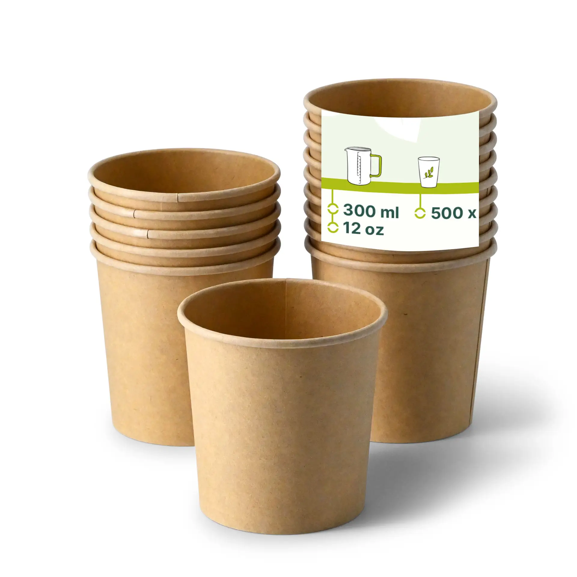 Suppenbecher to go (beschichtet) 300 ml / 12 oz, Ø 90 mm, braun Suppenbecher to go (beschichtet) 300 ml / 12 oz, Ø 90 mm, braun