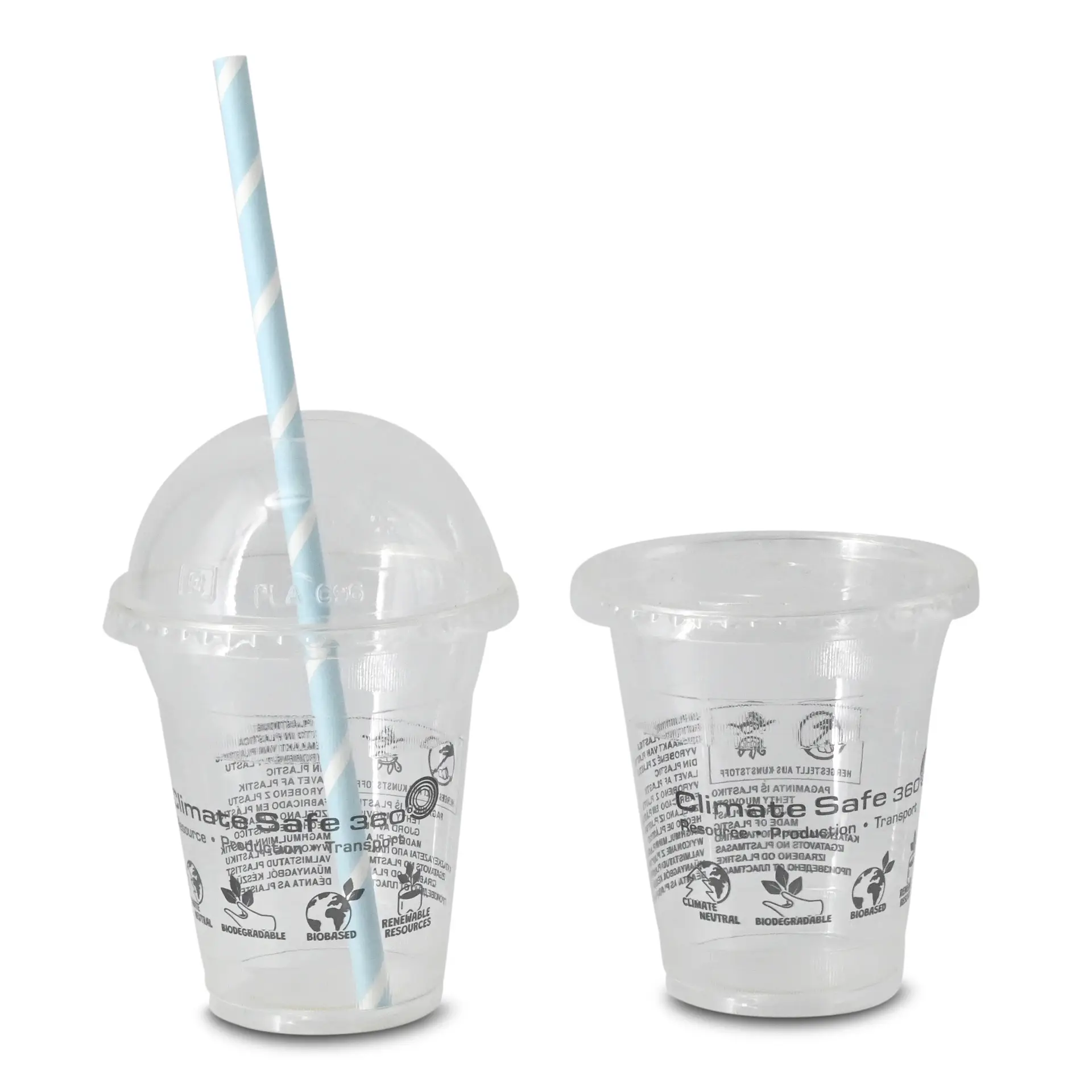 Gobelet à smoothie en PLA, 30 cl / 12 oz, Ø 96 mm