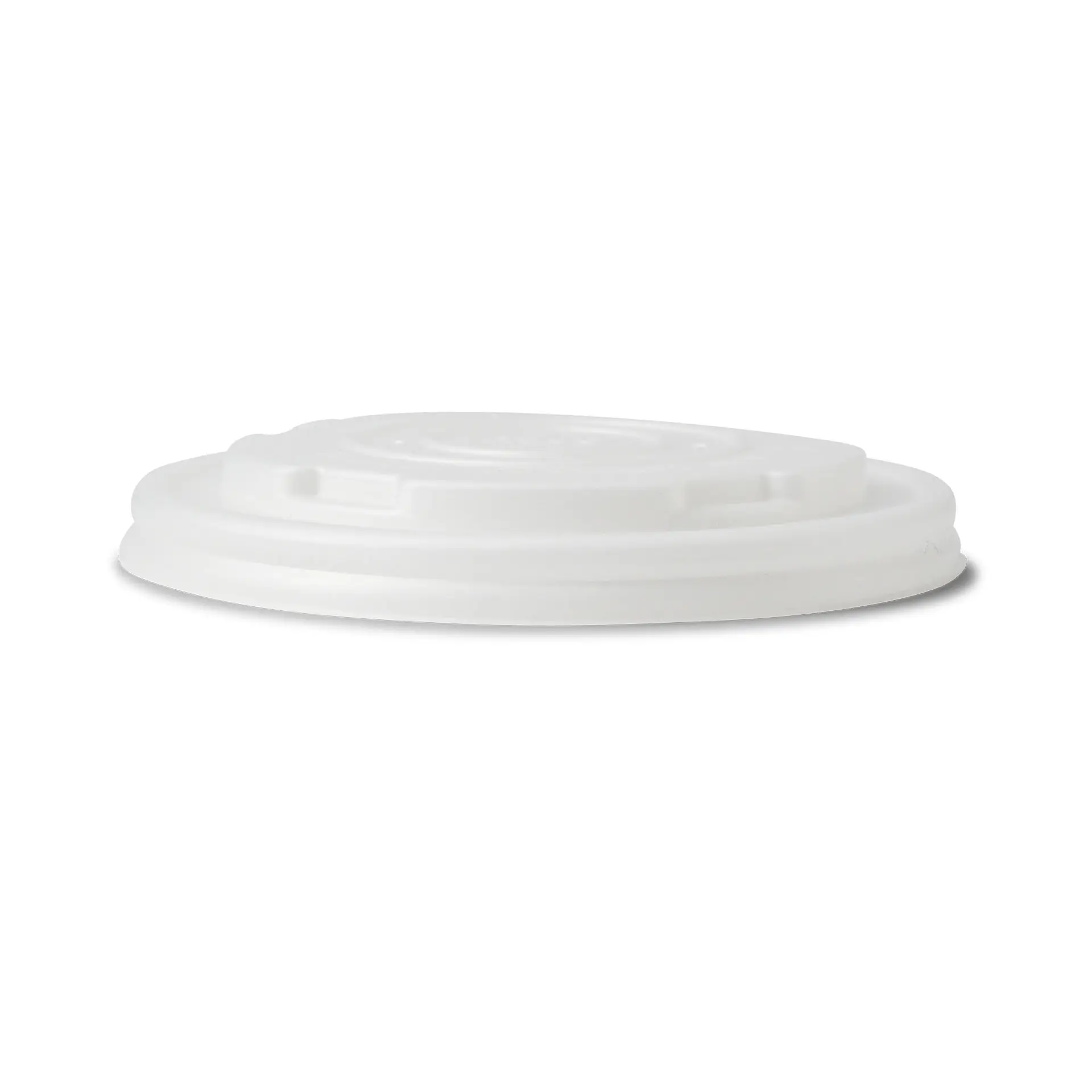 CPLA-Flachdeckel Ø 90 mm, weiss (f. Universal-Becher) CPLA-Flachdeckel Ø 90 mm, weiss (f. Universal-Becher)