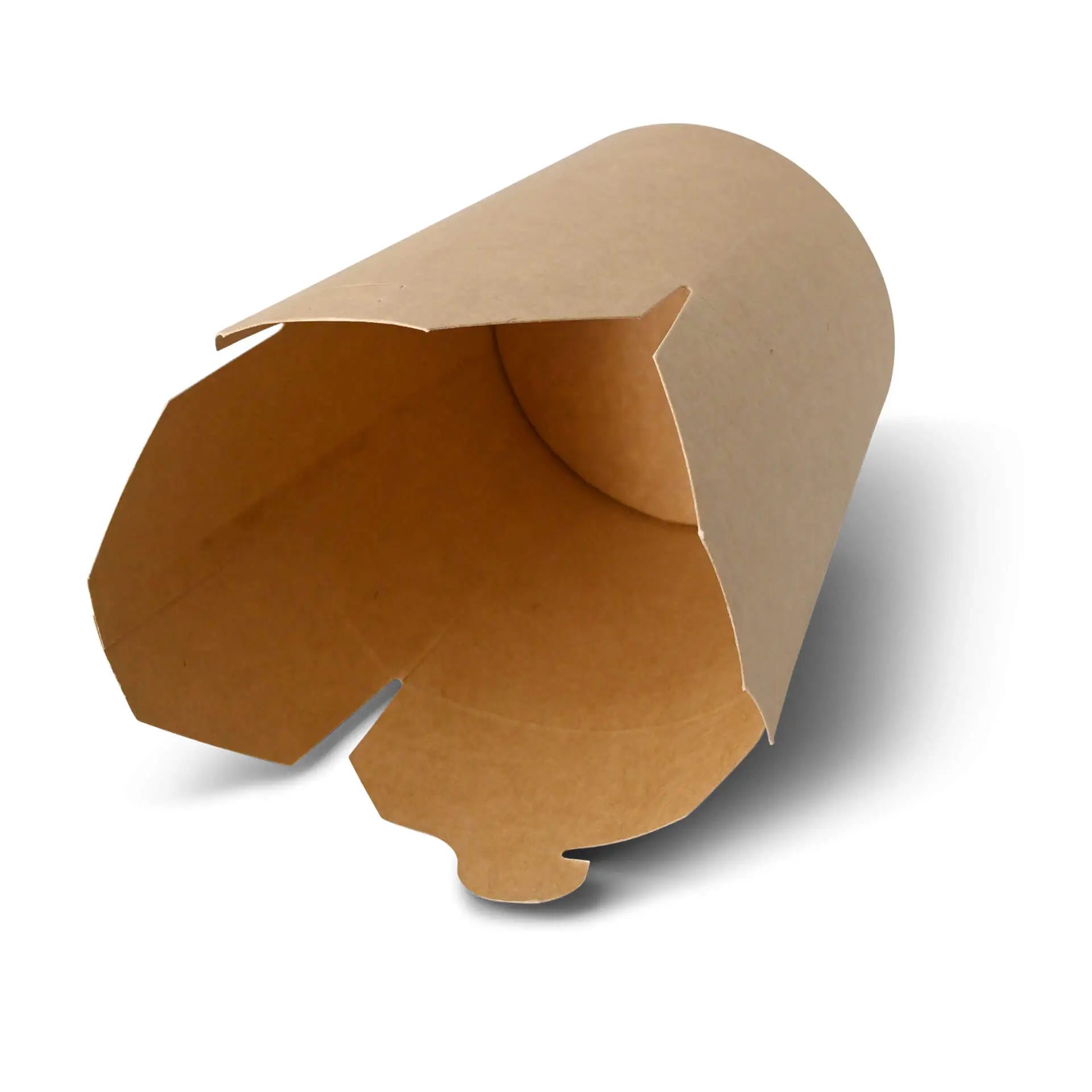 Nudelboxen / Asiaboxen aus Karton (bio-beschichtet) 650 ml, braun