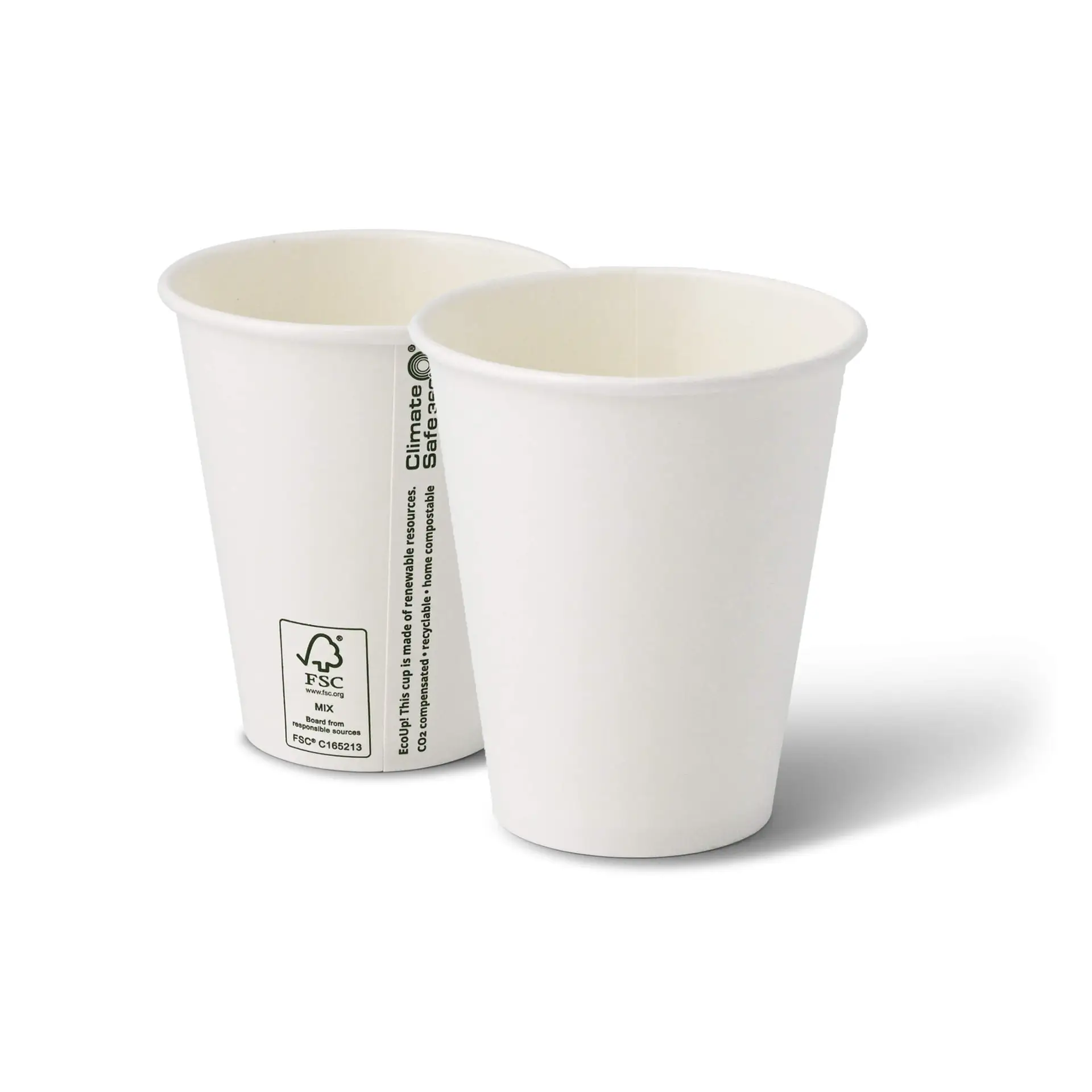Gobelet en carton blanc, 25 cl / 10 oz, Ø 90 mm