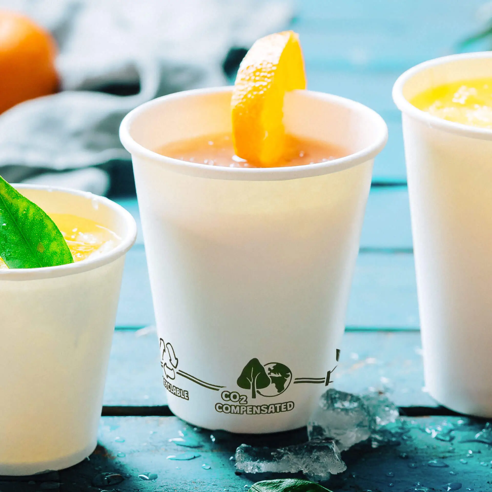 Gobelet en carton blanc, logos EcoUp©, 20 cl / 8 oz, Ø 80 mm dhd04528-pappbecher-200-ml-8-oz-80-mm-ecoup-icons-5