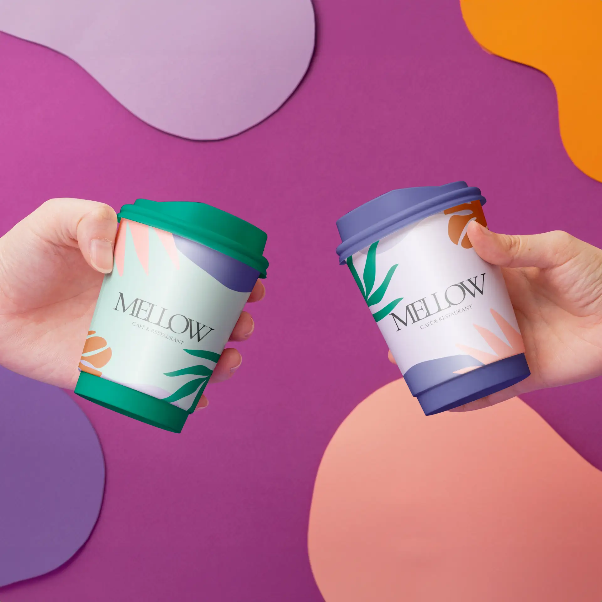 Pappbecher bedrucken (doppelwandig) 200 ml / 8 oz, doppelwandig, weiss, glänzend, wasserbasierte Beschichtung