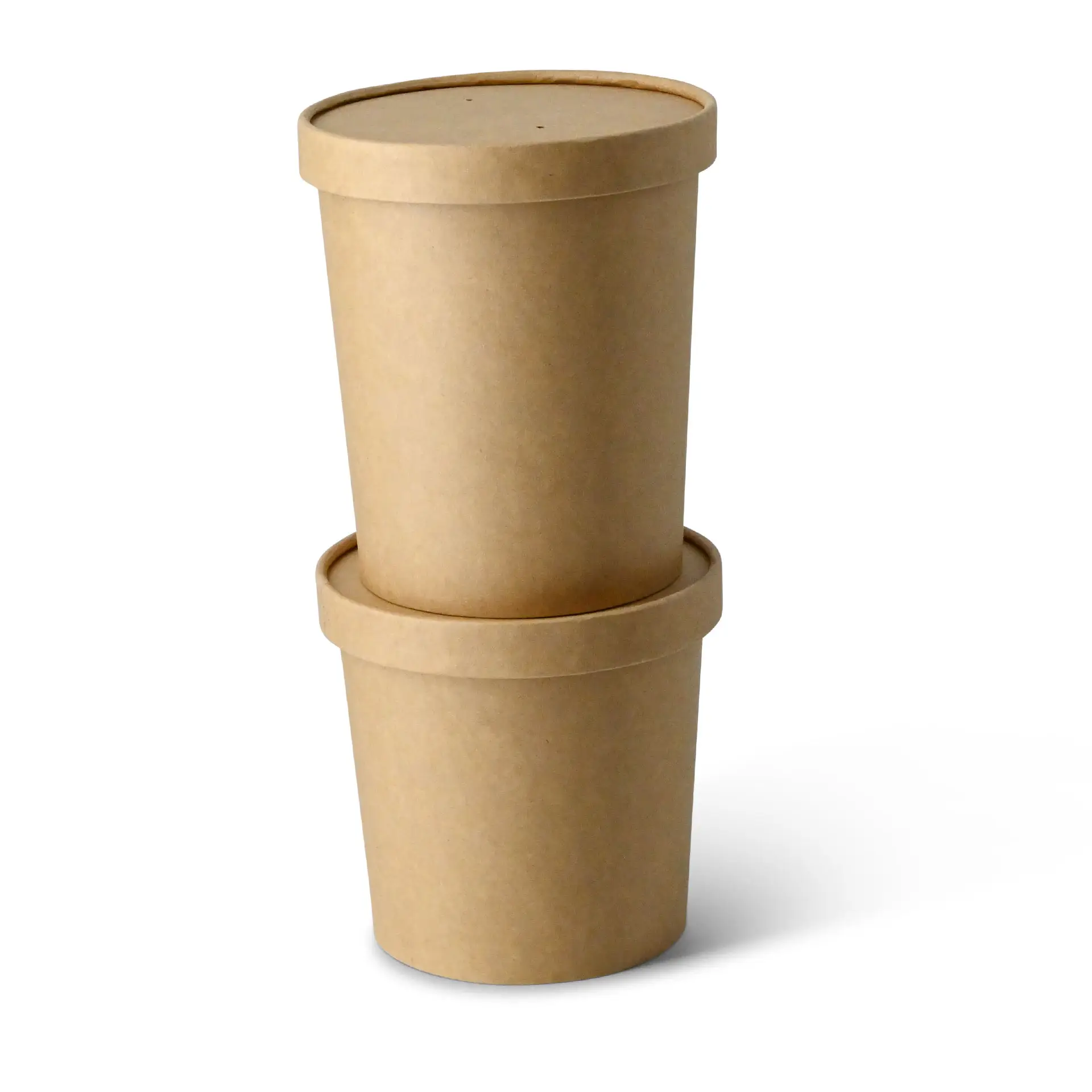 Suppenbecher to go (Premium) 800 ml / 32 oz, Ø 115 mm, braun, bio-beschichtet