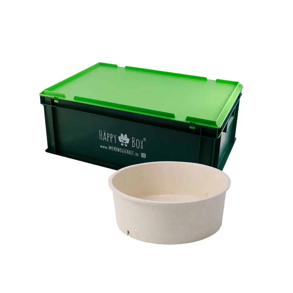 Lot d'articles de location bols réutilisables merways Bowl cajou / blanc crème, 1000ml ver008701-2-fuer-1-second-hand-set-mehrweg-schalen-merways-bowl-1000-ml-cashew-creme-weiss