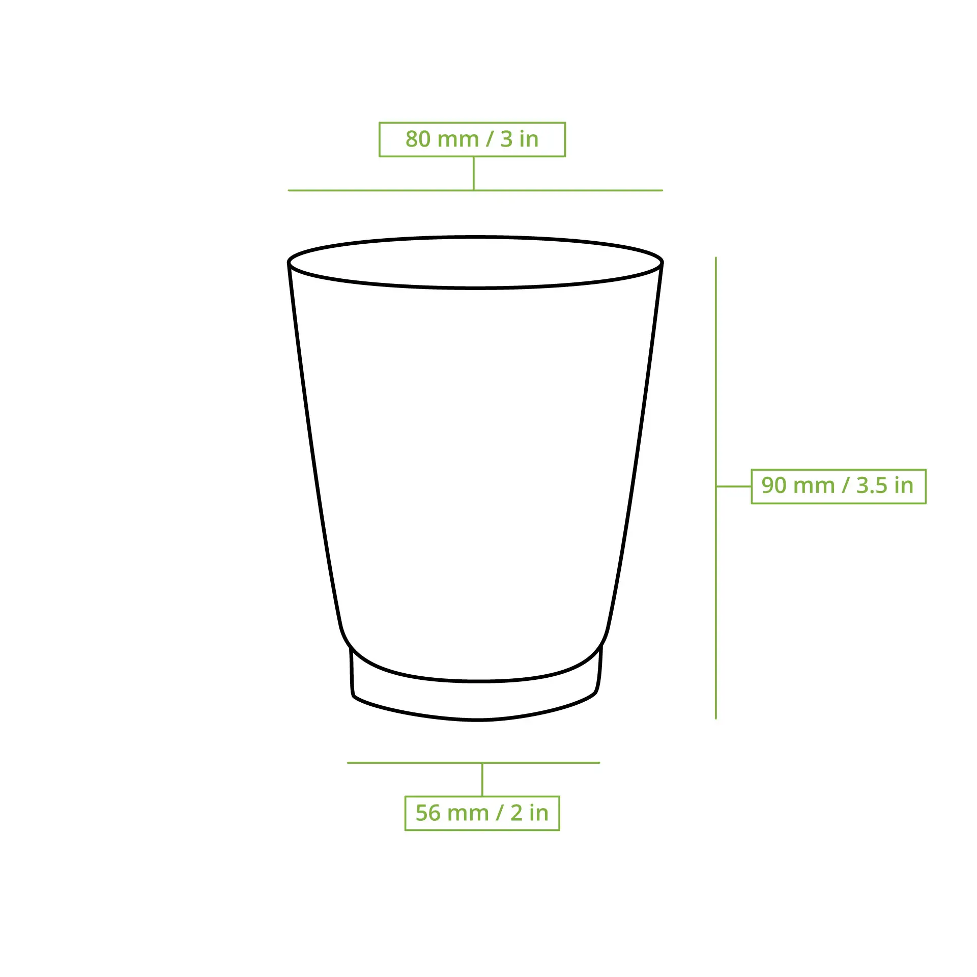 Riffelbecher / Coffee to go Becher 200 ml / 8 oz, Ø 80 mm, braun, innen weiss Riffelbecher / Coffee to go Becher 200 ml / 8 oz, Ø 80 mm, braun, innen weiss