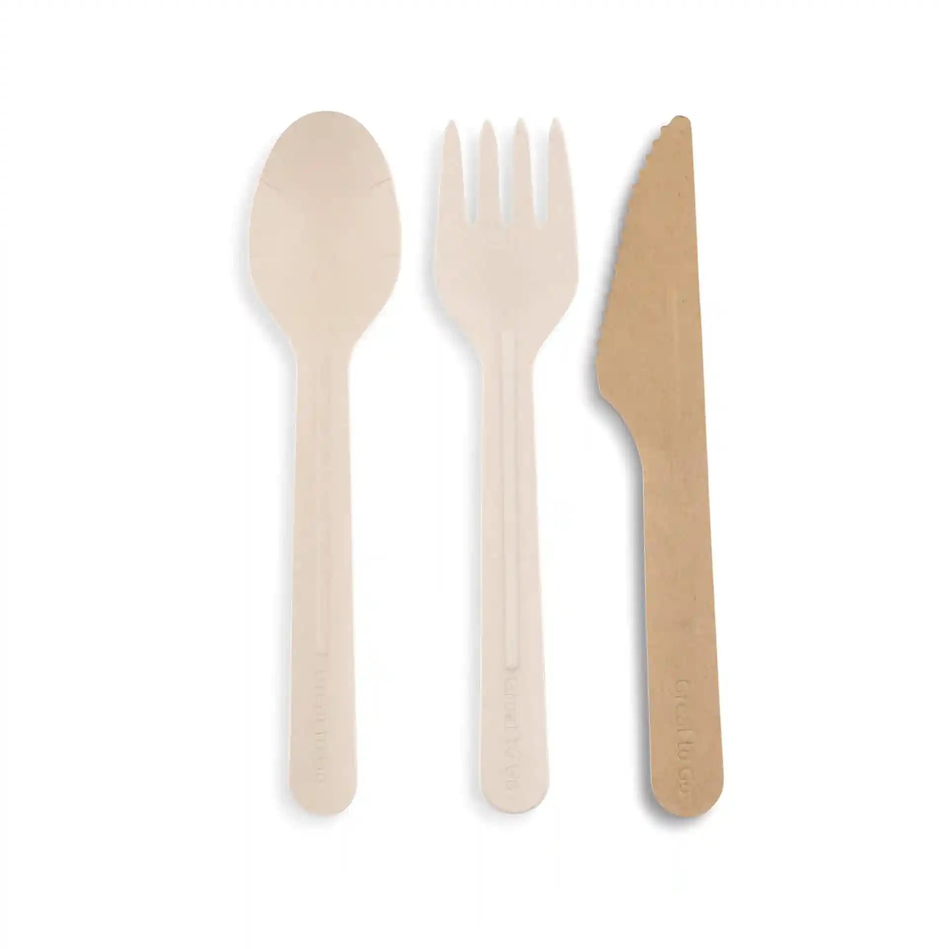 Couteaux en papier 16,5 cm, brun