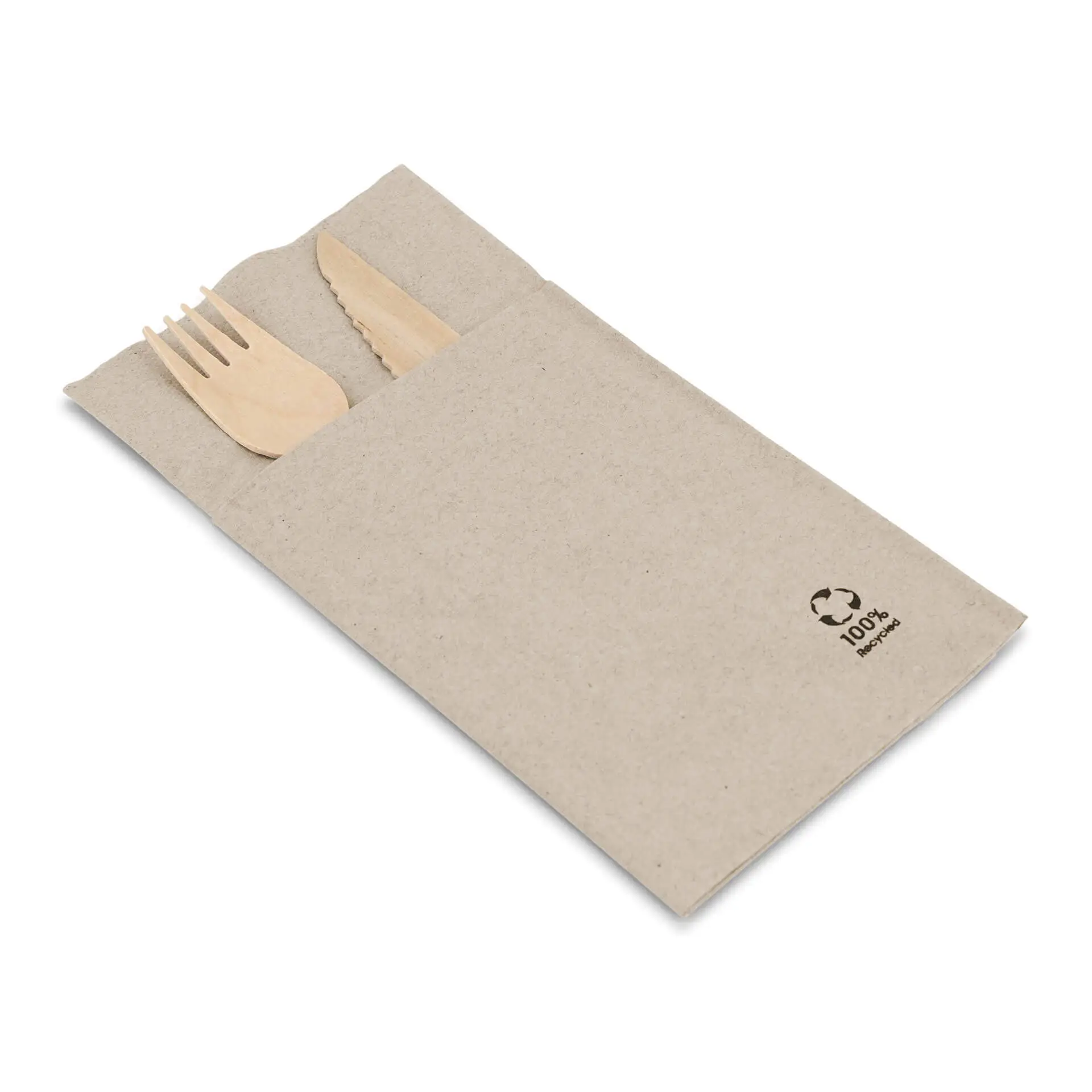 Besteck-Servietten aus recyceltem Papier 10 x 19,5 cm, 2-lagig, ungebleicht dse028031-besteck-servietten-aus-recyceltem-papier-10-x-195-cm-2-lagig-ungebleicht-4