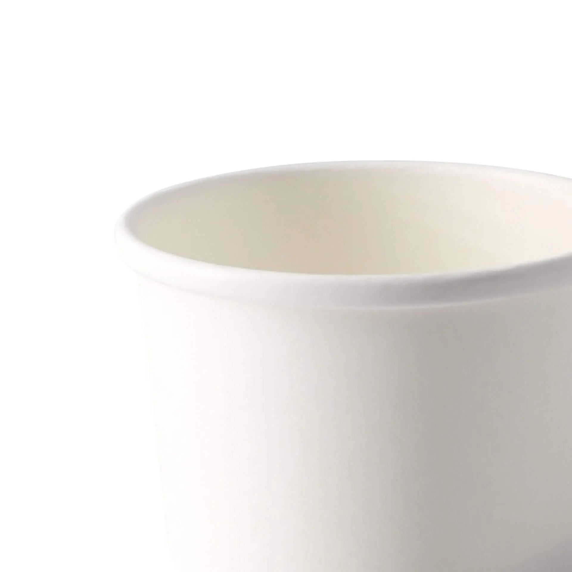 Suppenbecher to go aus Karton (Premium) 200 ml, Ø 90 mm, weiss, bio-beschichtet