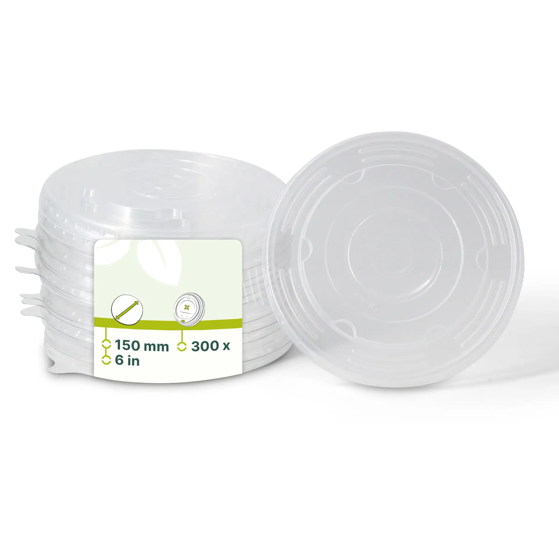 PP-Deckel Ø 150 mm, transparent