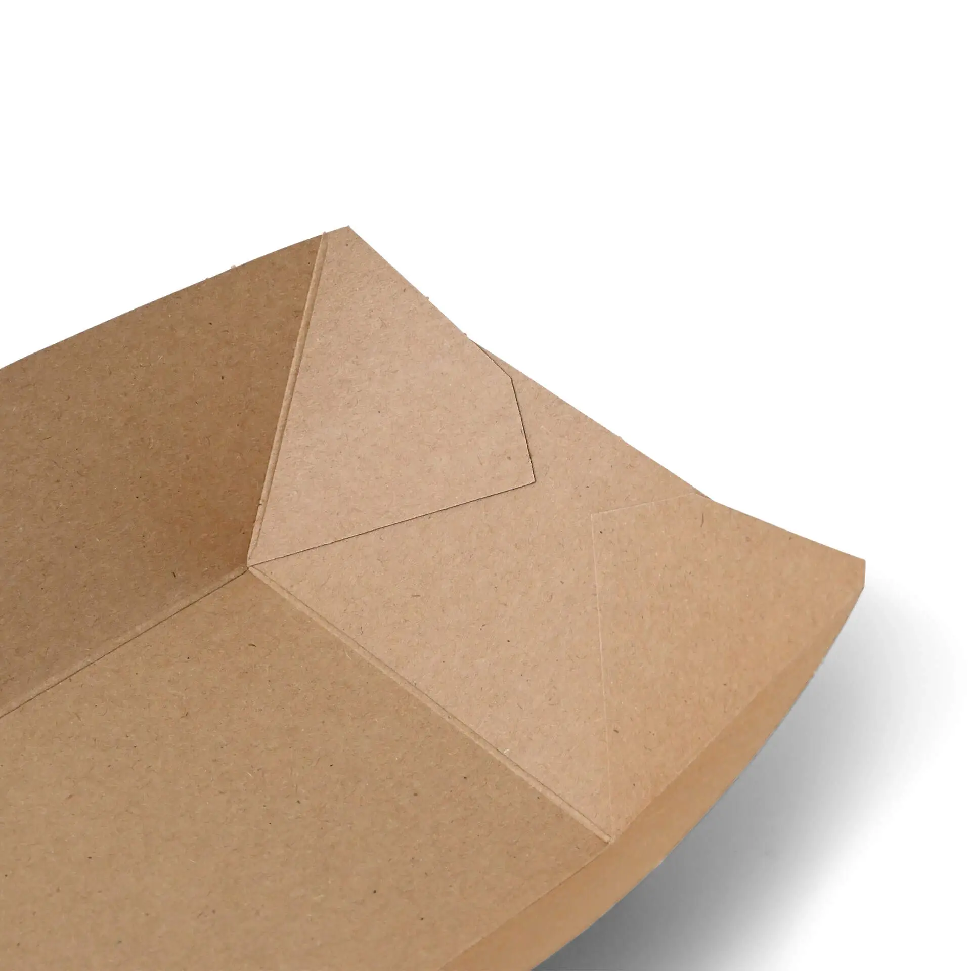Barquette en carton kraft brun, revêtement bio, 800 ml Barquette en carton kraft brun, revêtement bio, 800 ml