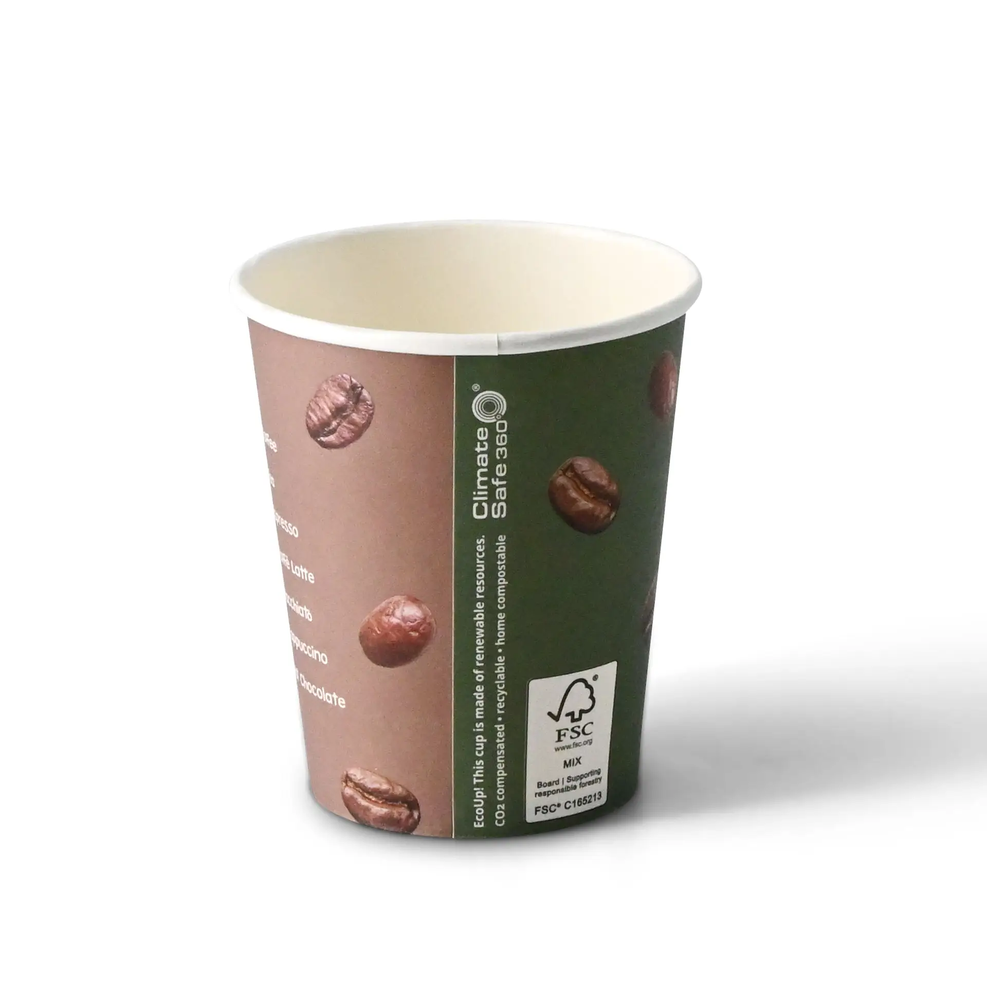 Pappbecher bedruckt "Kaffee"  200 ml / 8 oz, Ø 80 mm dhd045531-pappbecher-bedruckt-kaffee-200-ml-8-oz-80-mm-2