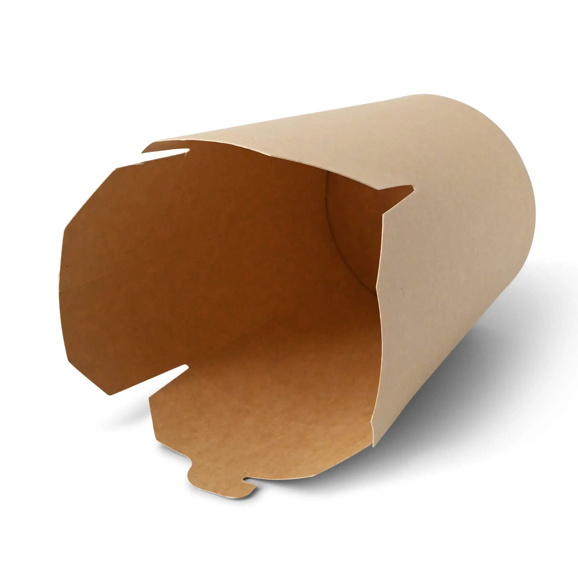 Nudelboxen / Asiaboxen aus Karton (beschichtet) 800 ml, braun