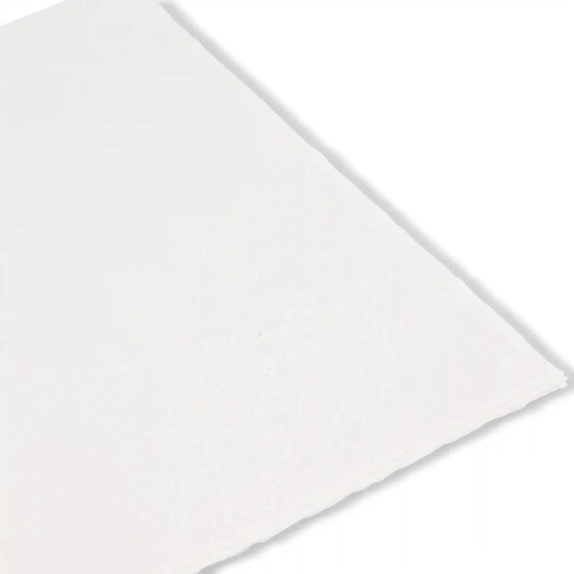 Tovagliolo in carta riciclata bianco a 2 veli con simbolo di riciclo nero e testo nell'angolo.