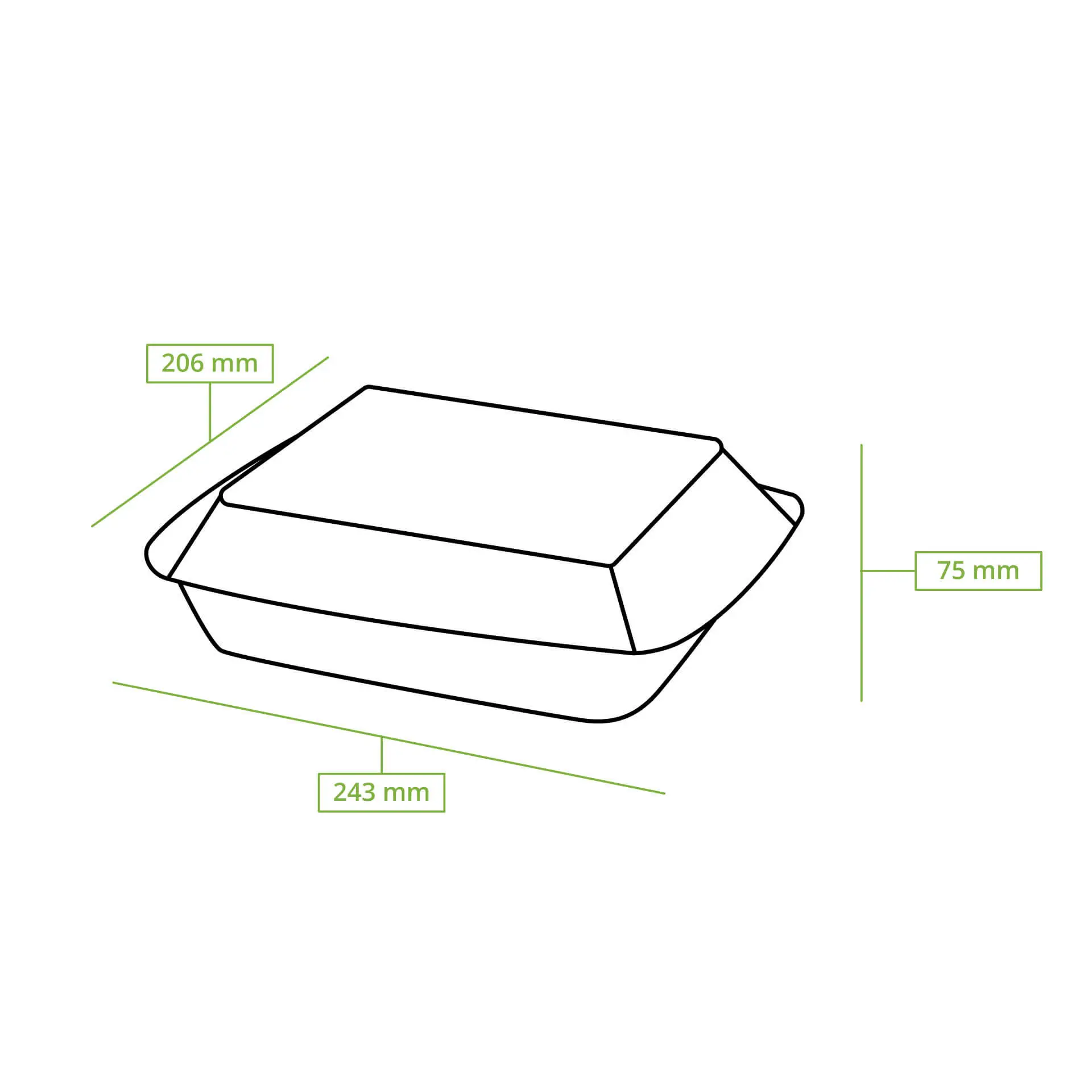 Menüboxen aus Zuckerrohr 25 x 20 x 7,5 cm, 3 Kammern, HP4/3, rechteckig Menüboxen aus Zuckerrohr 25 x 20 x 7,5 cm, 3 Kammern, HP4/3, rechteckig