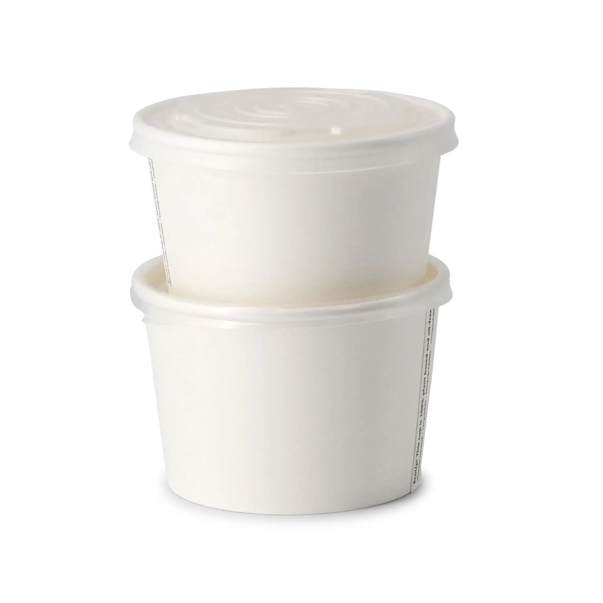 Pot en carton blanc, 300 ml / 12 oz, Ø 115 mm Pot en carton blanc, 300 ml / 12 oz, Ø 115 mm