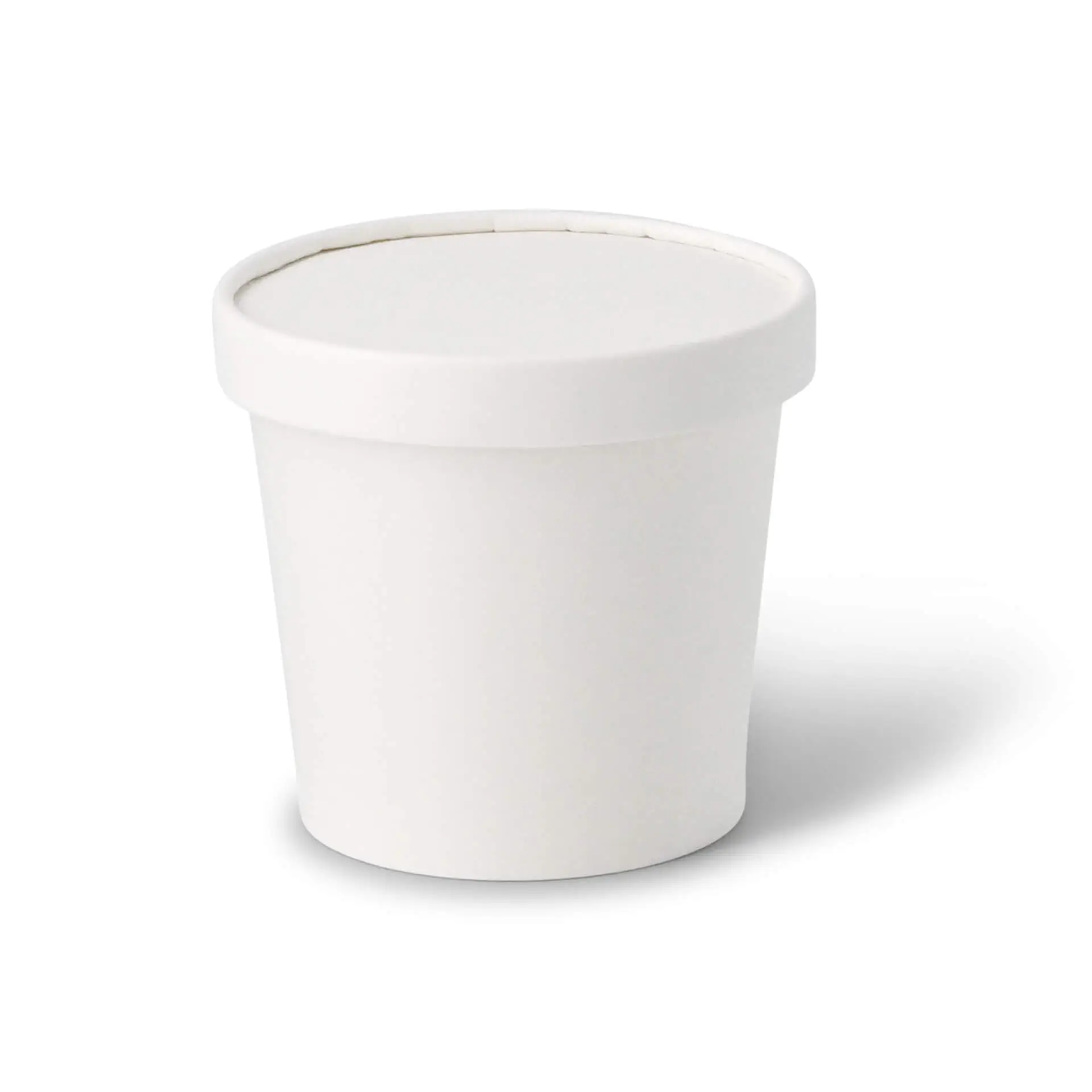 Couvercle en carton (revêtu de PE) Ø 92 mm, blanc (pour pots de glace) con30006-01-0-pappdeckel-beschichtet-92-mm-weiss-fuer-eisbecher-5