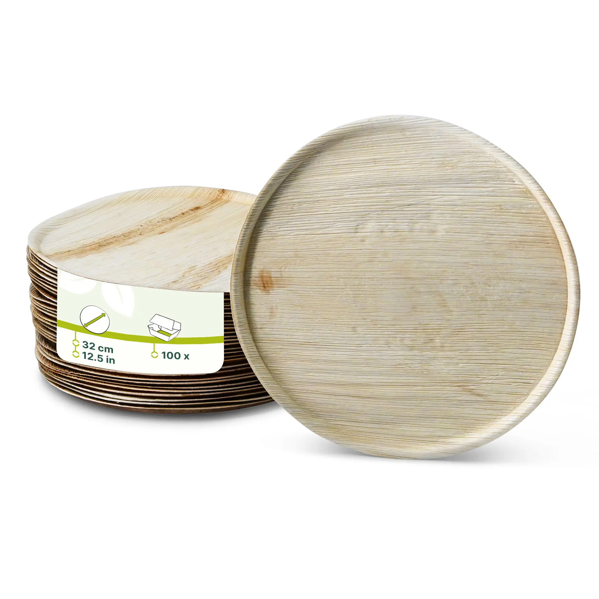 Palmblatt Pizzateller "Palmware®" Ø 32 cm, rund Palmblatt Pizzateller "Palmware®" Ø 32 cm, rund