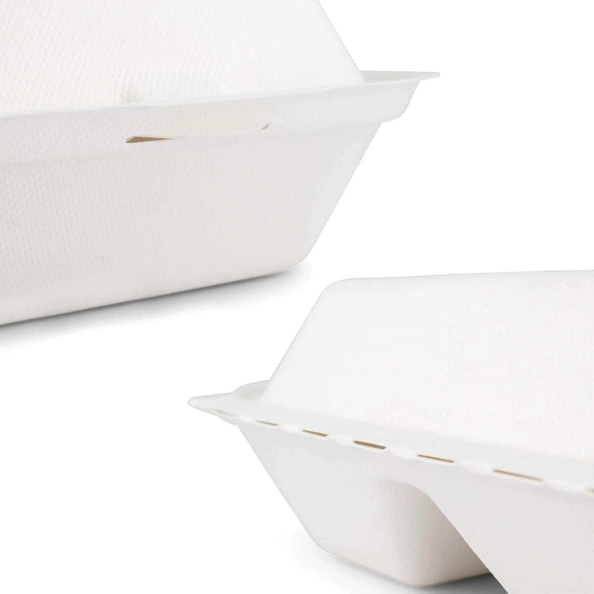 Menüboxen aus Zuckerrohr 25 x 20 x 7,5 cm, 3 Kammern, HP4/3, rechteckig Menüboxen aus Zuckerrohr 25 x 20 x 7,5 cm, 3 Kammern, HP4/3, rechteckig
