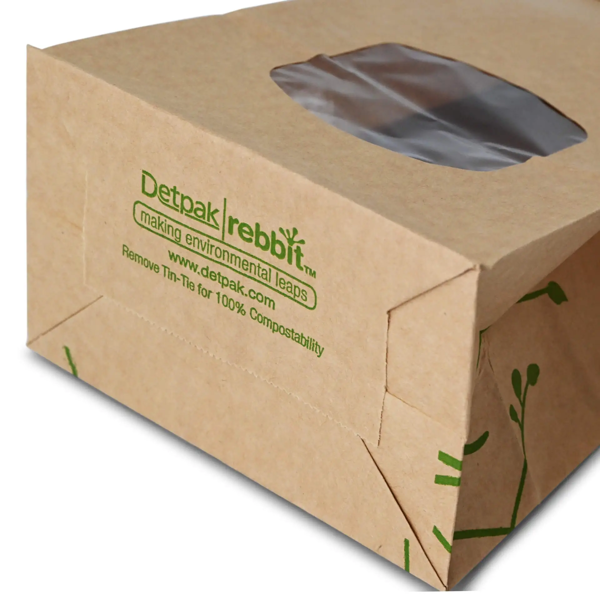 Blockbeutel m. Fenster M, 11,5 x 7,2 x 24,6 cm, PLA-Folie, braun, Clipband, Kraftpapier dre02780-blockbeutel-m-fenster-m-115-x-72-x-246-cm-pla-folie-braun-clipband-kraftpapier-6