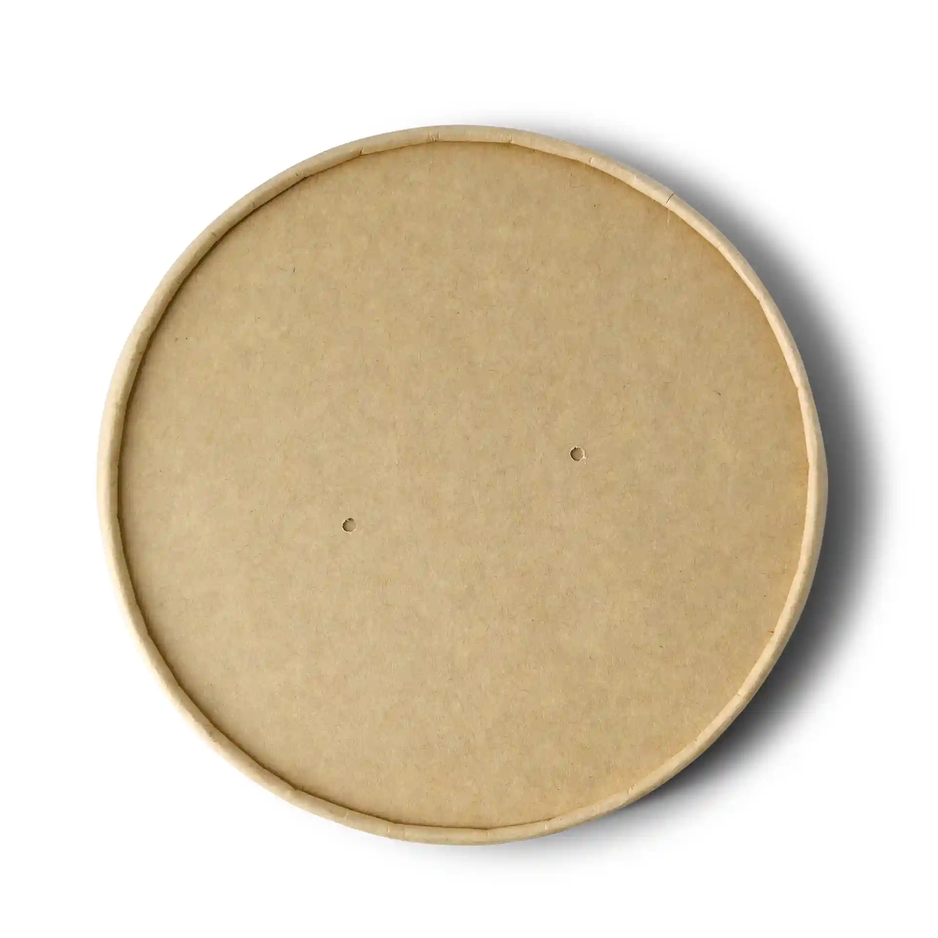 Karton-Membran-Deckel (bio-beschichtet) Ø 150 mm, braun