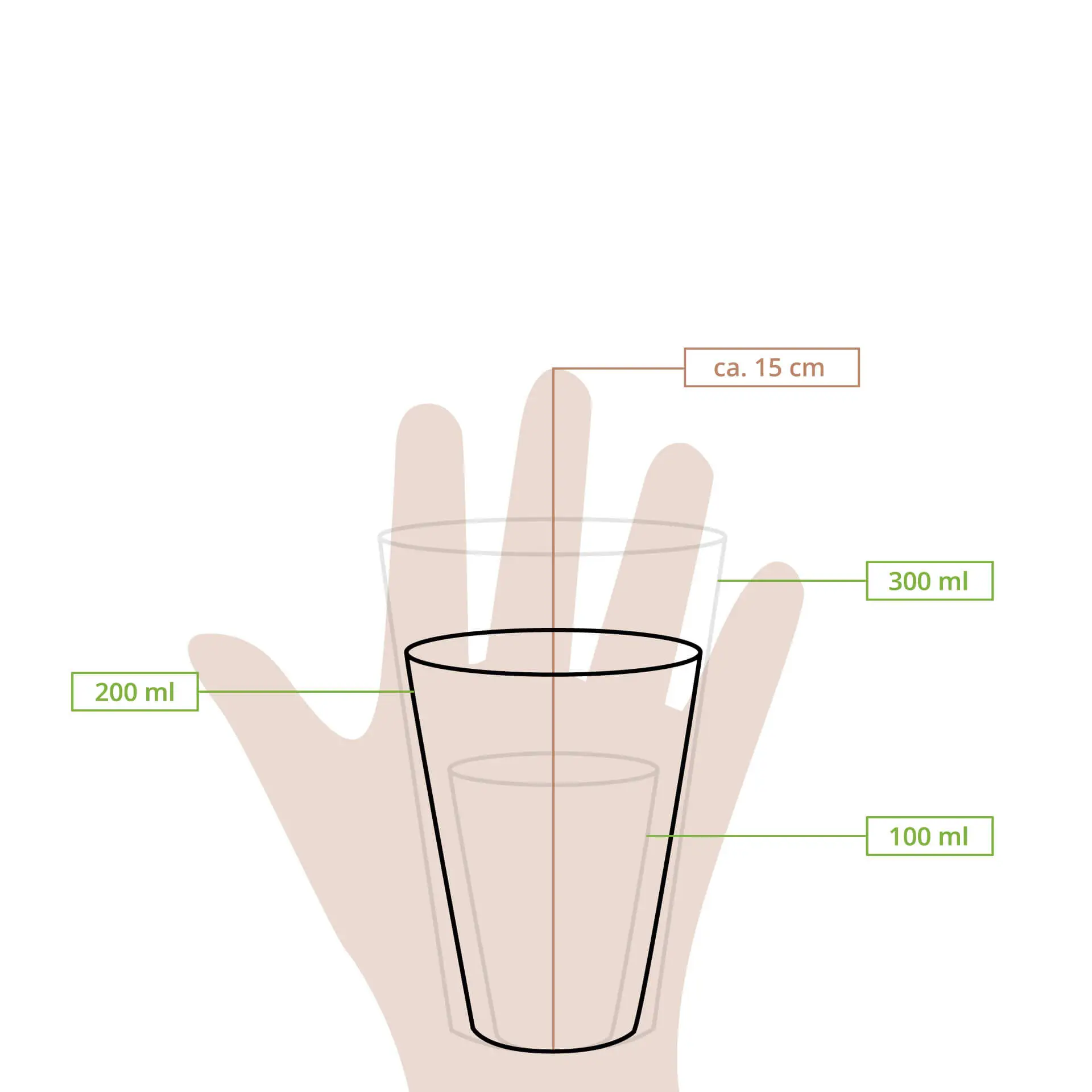 Pappbecher 200 ml / 8 oz, Ø 80 mm, einwandig, schwarz, PLA-beschichtet