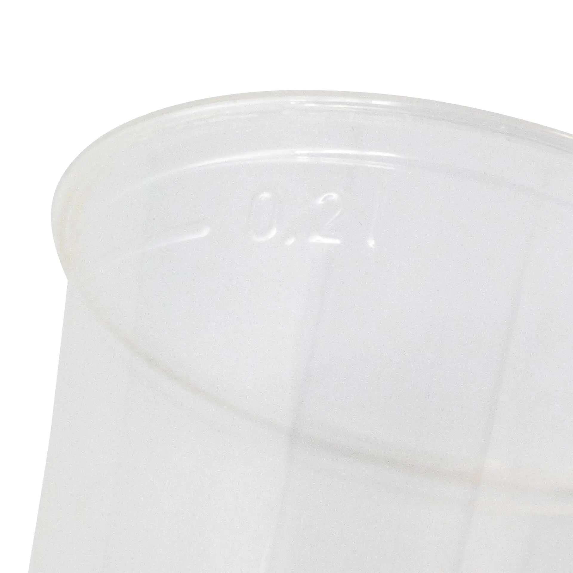 Gobelet plastique, transparent en PLA, 20 cl / 8 oz, Ø 71 mm dcd00034-pla-klarbecher-200-ml-8-oz-71-mm-3