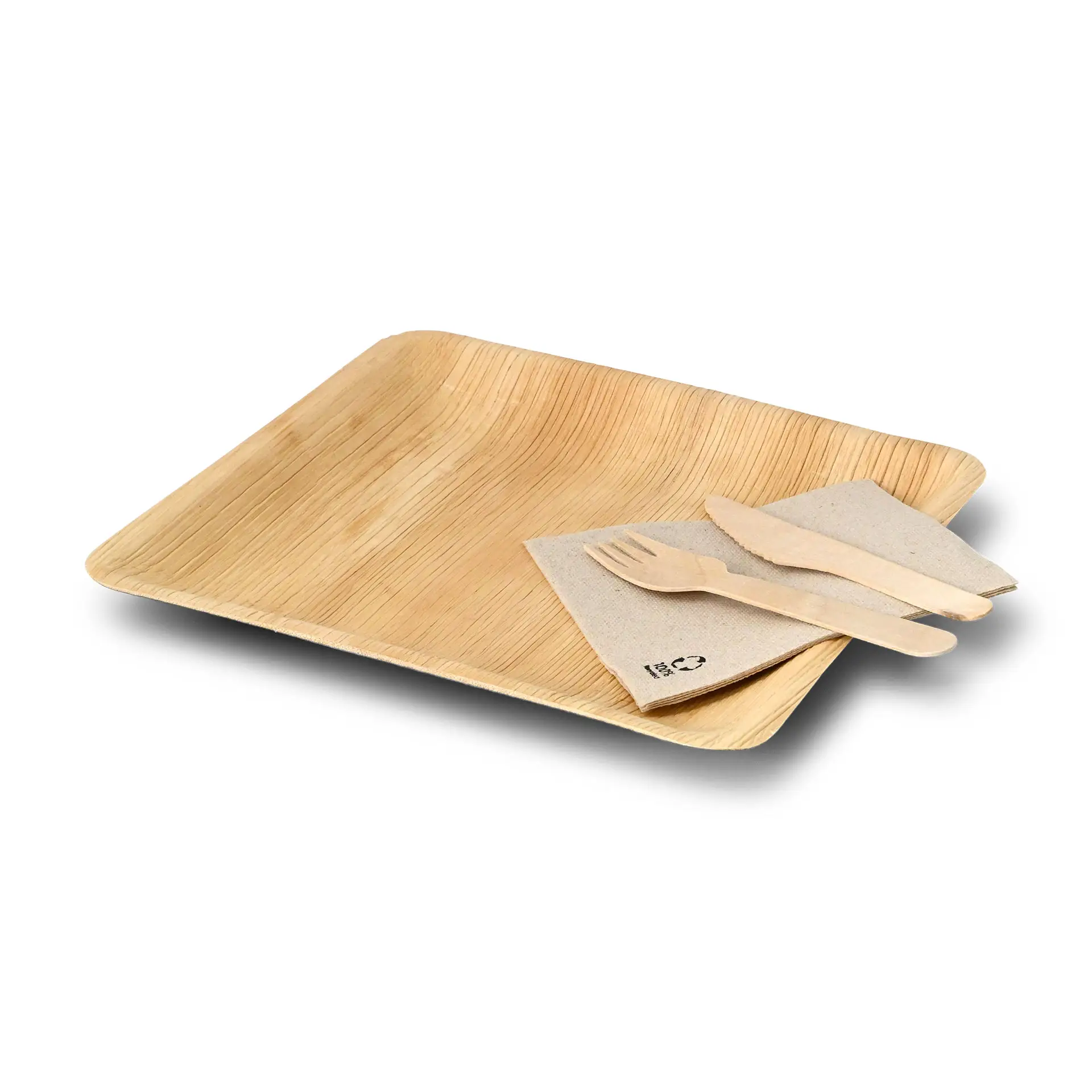 Assiette en feuille de palmier "Palmware®" 23 x 23 cm dtw056401-palmblatt-teller-palmware-23-x-23-cm-quadratisch-6