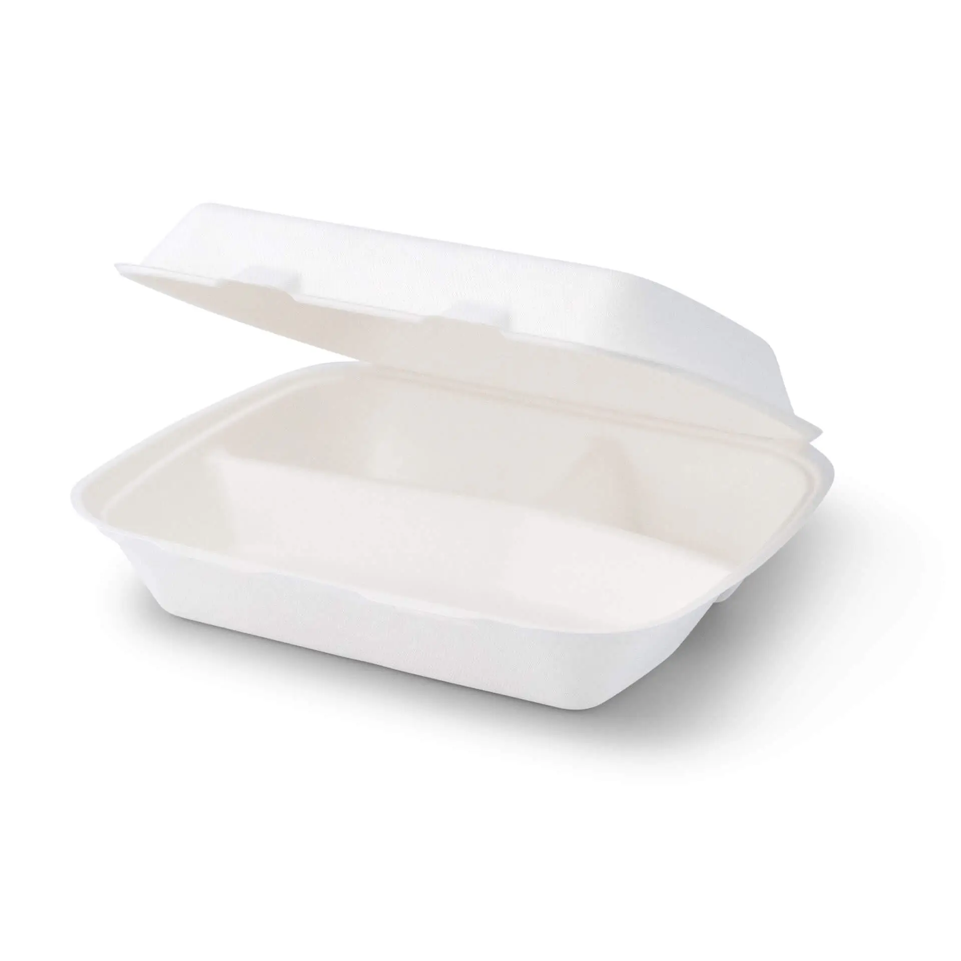 Menüboxen aus Zuckerrohr 25 x 20 x 7,5 cm, 3 Kammern, HP4/3, rechteckig dfc013371-menueboxen-aus-zuckerrohr-25-x-20-x-75-cm-3-kammern-hp43-rechteckig-2