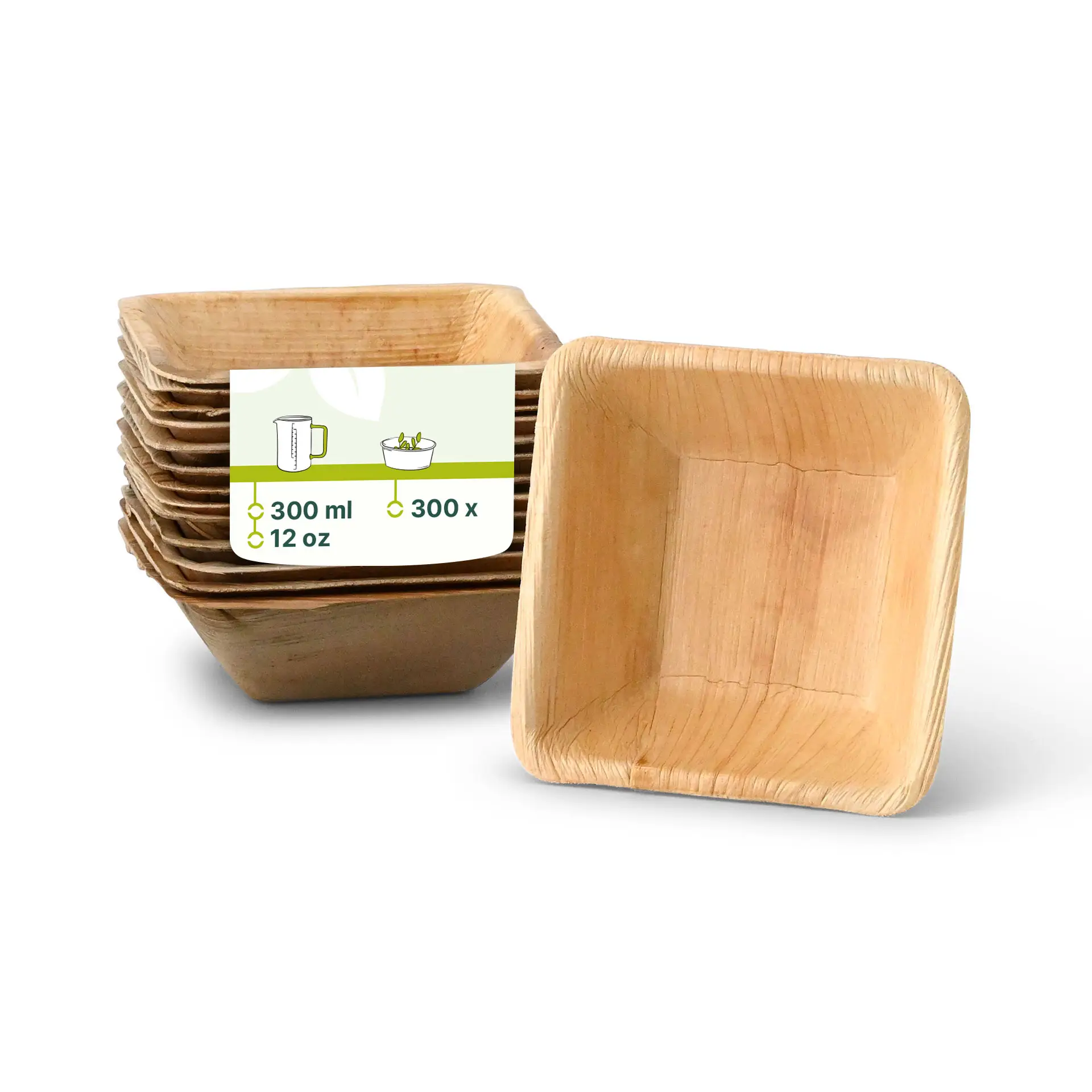 Bol en Feuille de Palmier "Palmware®" 300 ml Bol en Feuille de Palmier "Palmware®" 300 ml